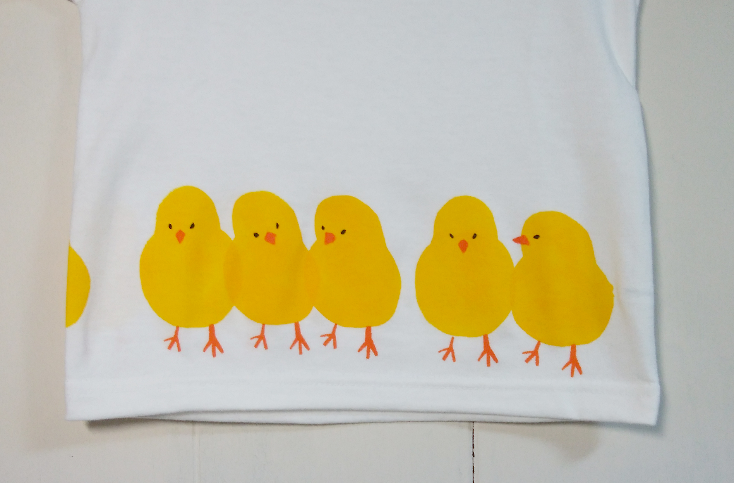 キッズtシャツ ヒヨコ 100 Iichi ハンドメイド クラフト作品 手仕事品の通販