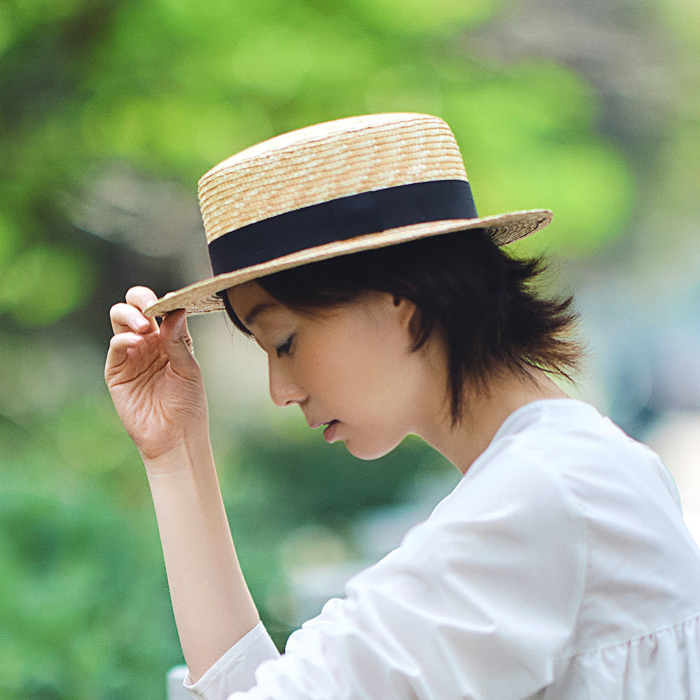 Marin G マラン ジー 麦わら ストローハット 婦人用 カンカン帽 ナチュラル 57 5cm Uk H026 Na M Iichi ハンドメイド クラフト作品 手仕事品の通販
