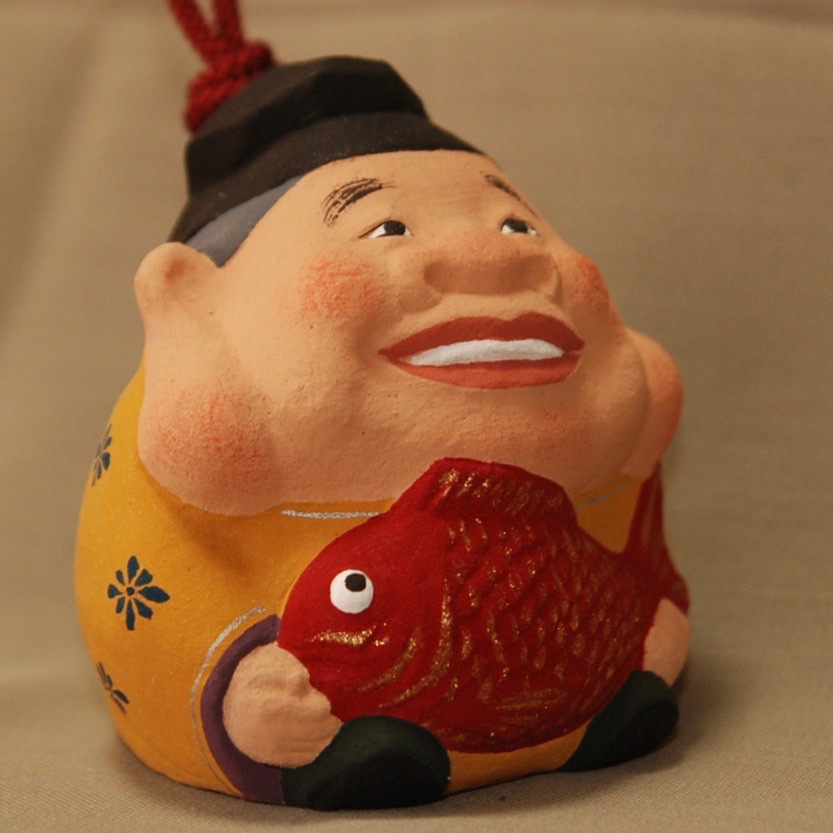 七福神土鈴 恵比寿天 Iichi ハンドメイド クラフト作品 手仕事品の通販