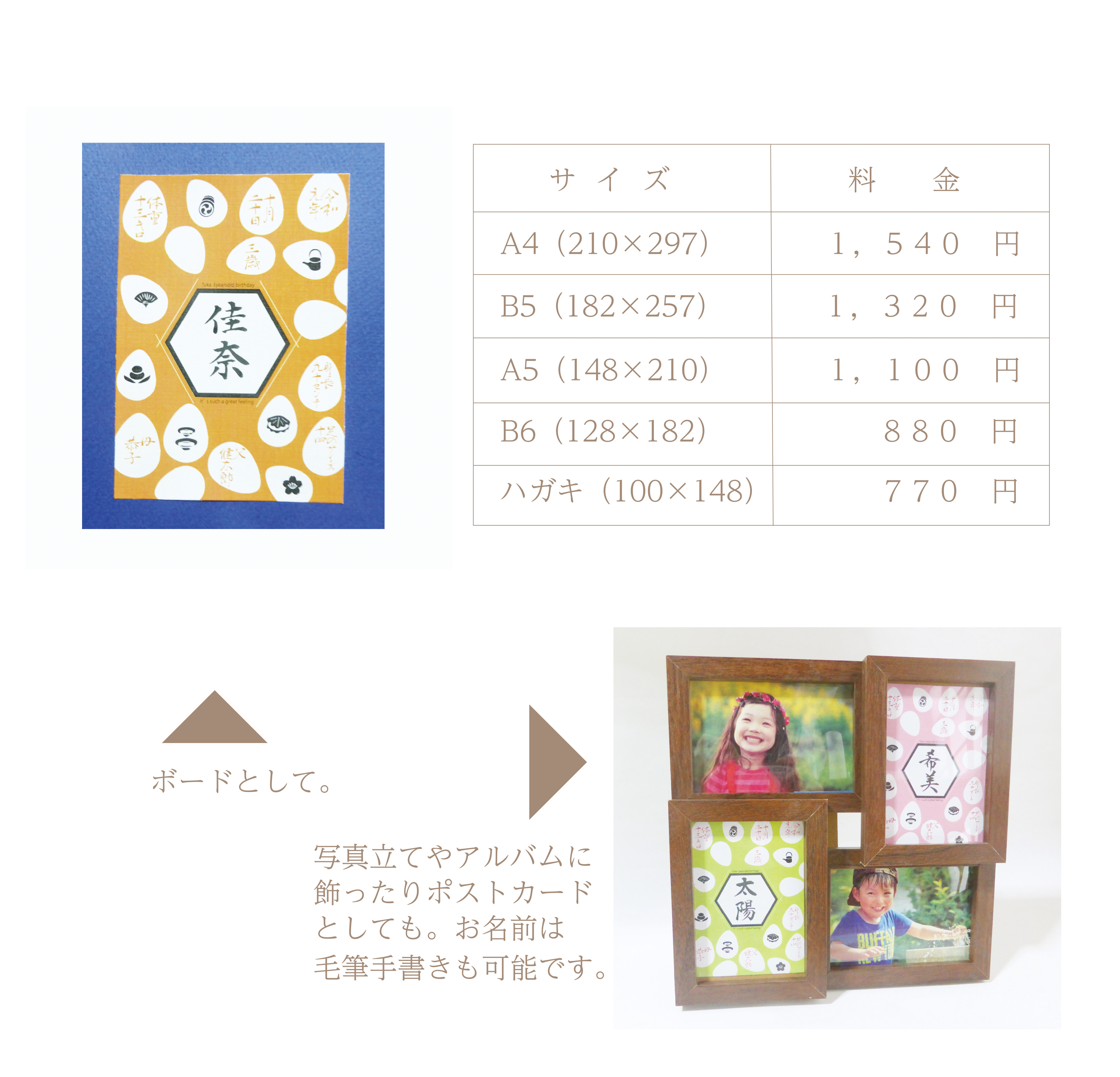 受注生産 誕生日 名前札 ネームボード マイルストーン ハガキサイズ Iichi ハンドメイド クラフト作品 手仕事品の通販