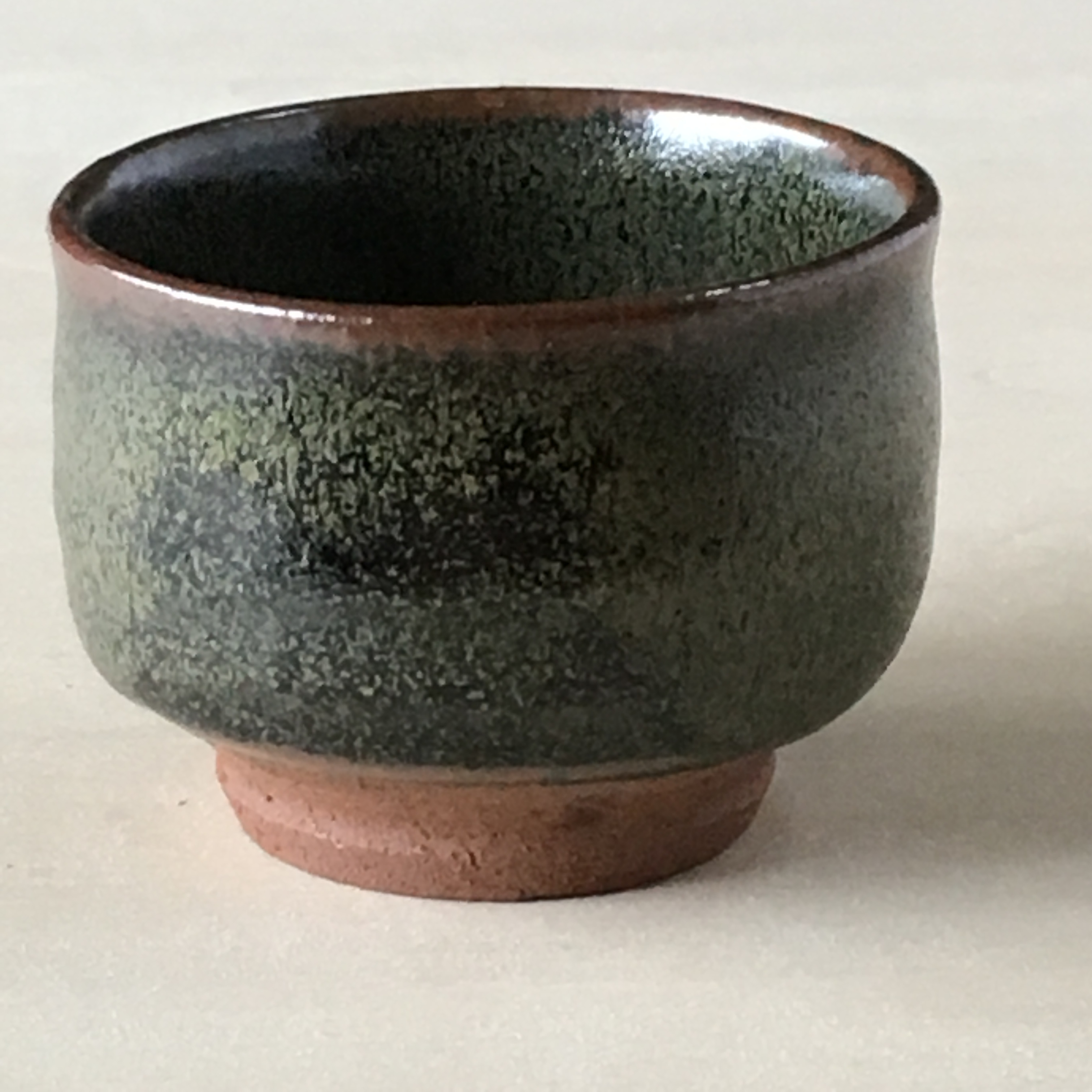 鉄釉窯変ぐい呑み 飯岳窯 甲斐一 作品 美術品 陶芸 美術品 陶芸 特販