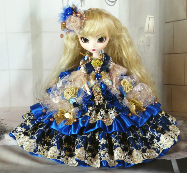WY02 人形服 ドール服 Ysera ドレス ロング 中世の欧米風 - おもちゃ
