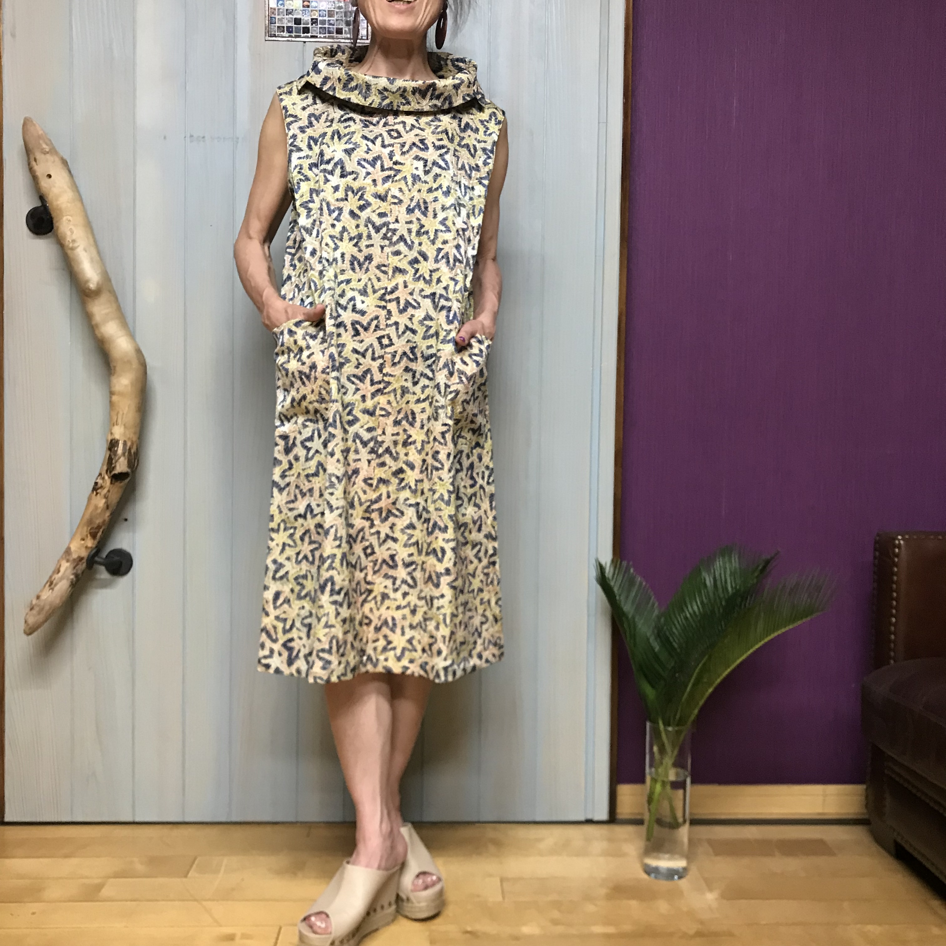 家で洗えるワンピース De 着物 夏もみじ Iichi ハンドメイド クラフト作品 手仕事品の通販