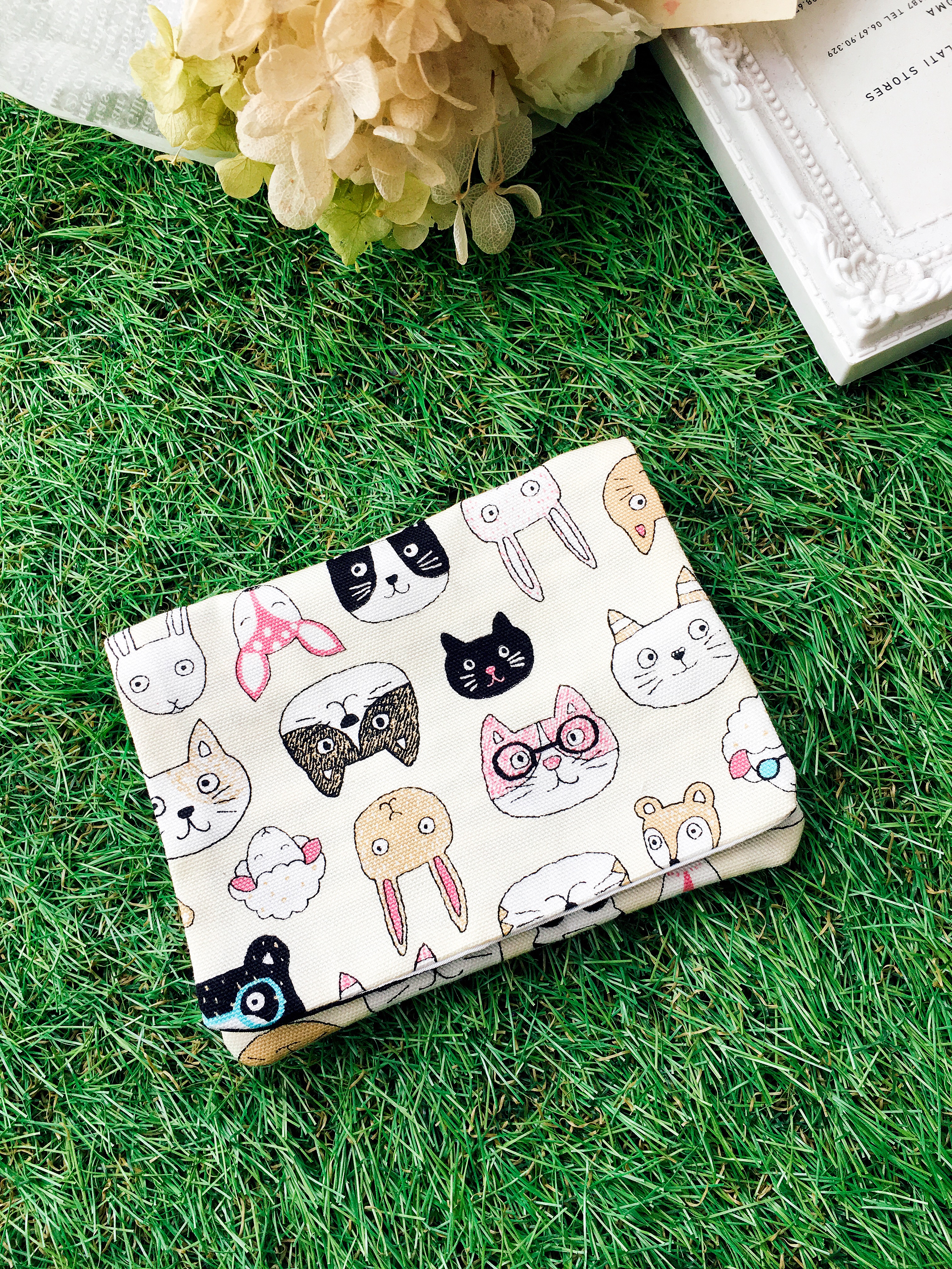 オトナのティッシュケースor移動ポケット うさぎとねこ 動物 Iichi ハンドメイド クラフト作品 手仕事品の通販