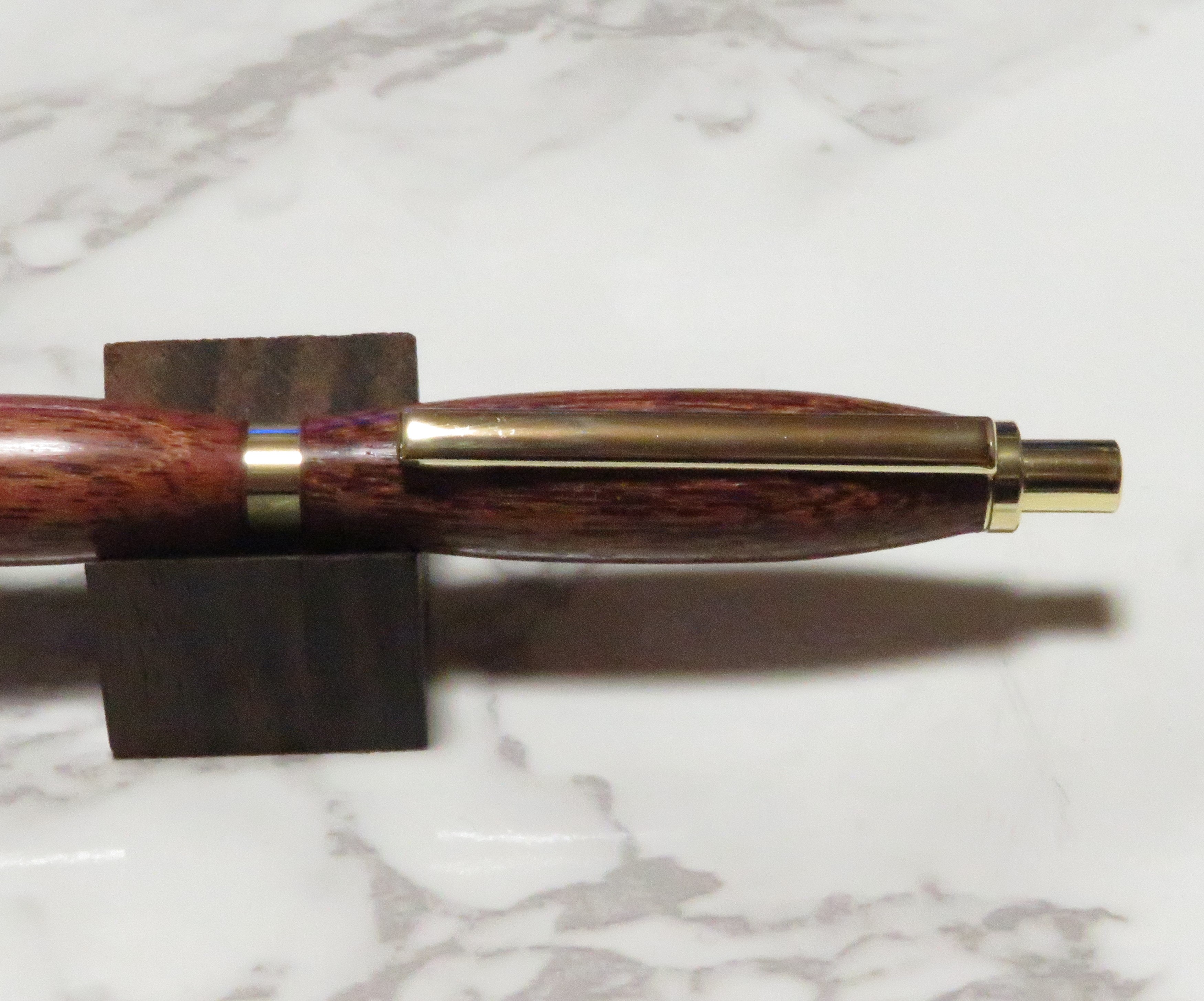 銘木チークの木で作った手作りシャープペン Iichi ハンドメイド クラフト作品 手仕事品の通販