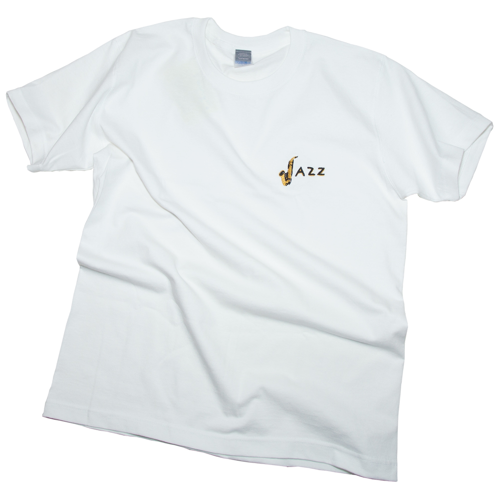 Jazz刺しゅう ポケット Tシャツ ユニセックスxs Xxlサイズ Tcollector Iichi ハンドメイド クラフト作品 手仕事品の通販