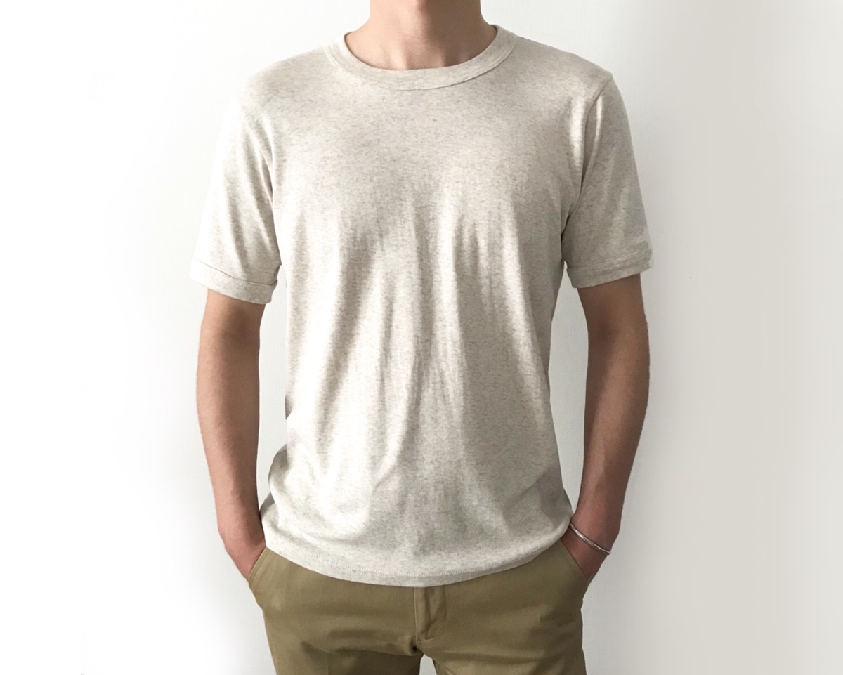 日本製オーガニックコットン 形にこだわった 大人のメンズtシャツ サイズ 色展開有り Iichi ハンドメイド クラフト作品 手仕事品の通販