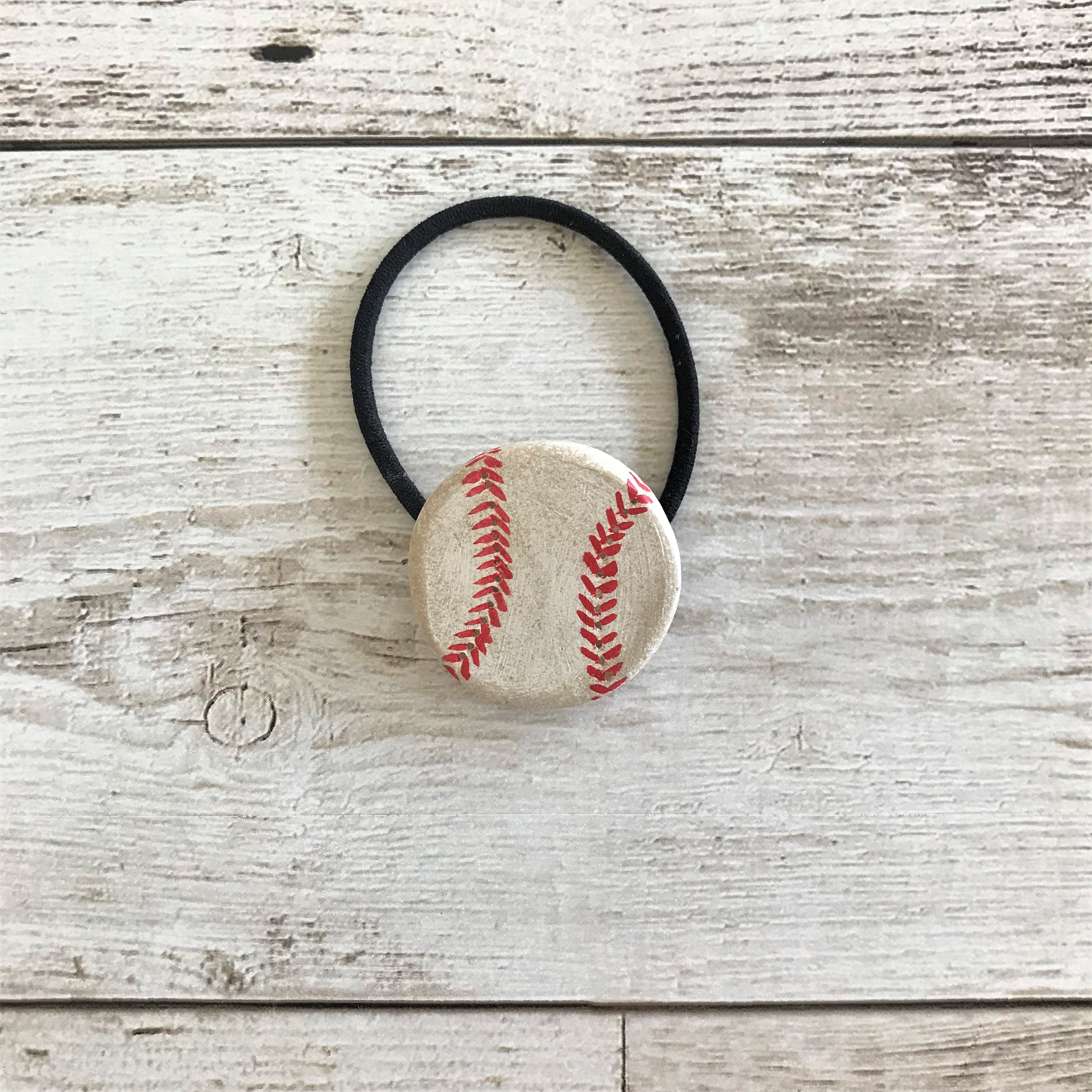 ヘアゴム 野球ボール Iichi ハンドメイド クラフト作品 手仕事品の通販