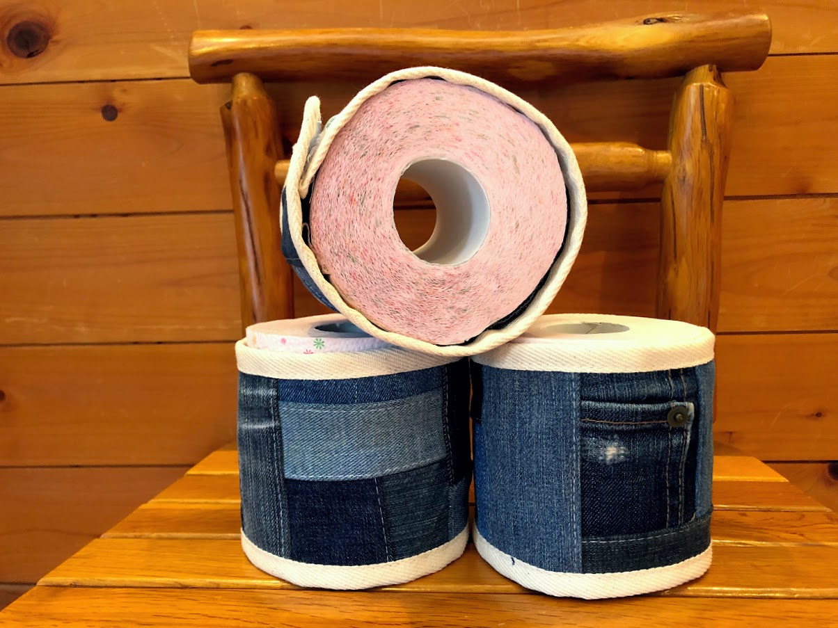 3個セット おしゃれに収納 トイレットペーパー カバー Iichi ハンドメイド クラフト作品 手仕事品の通販