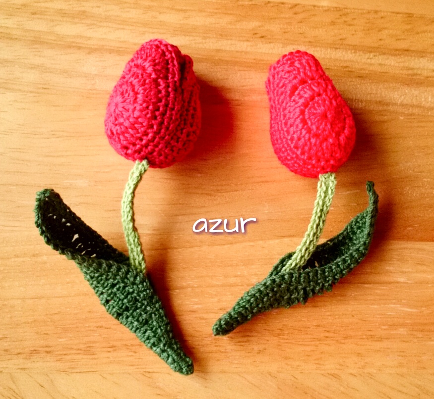 チューリップのモチーフ Iichi ハンドメイド クラフト作品 手仕事品の通販