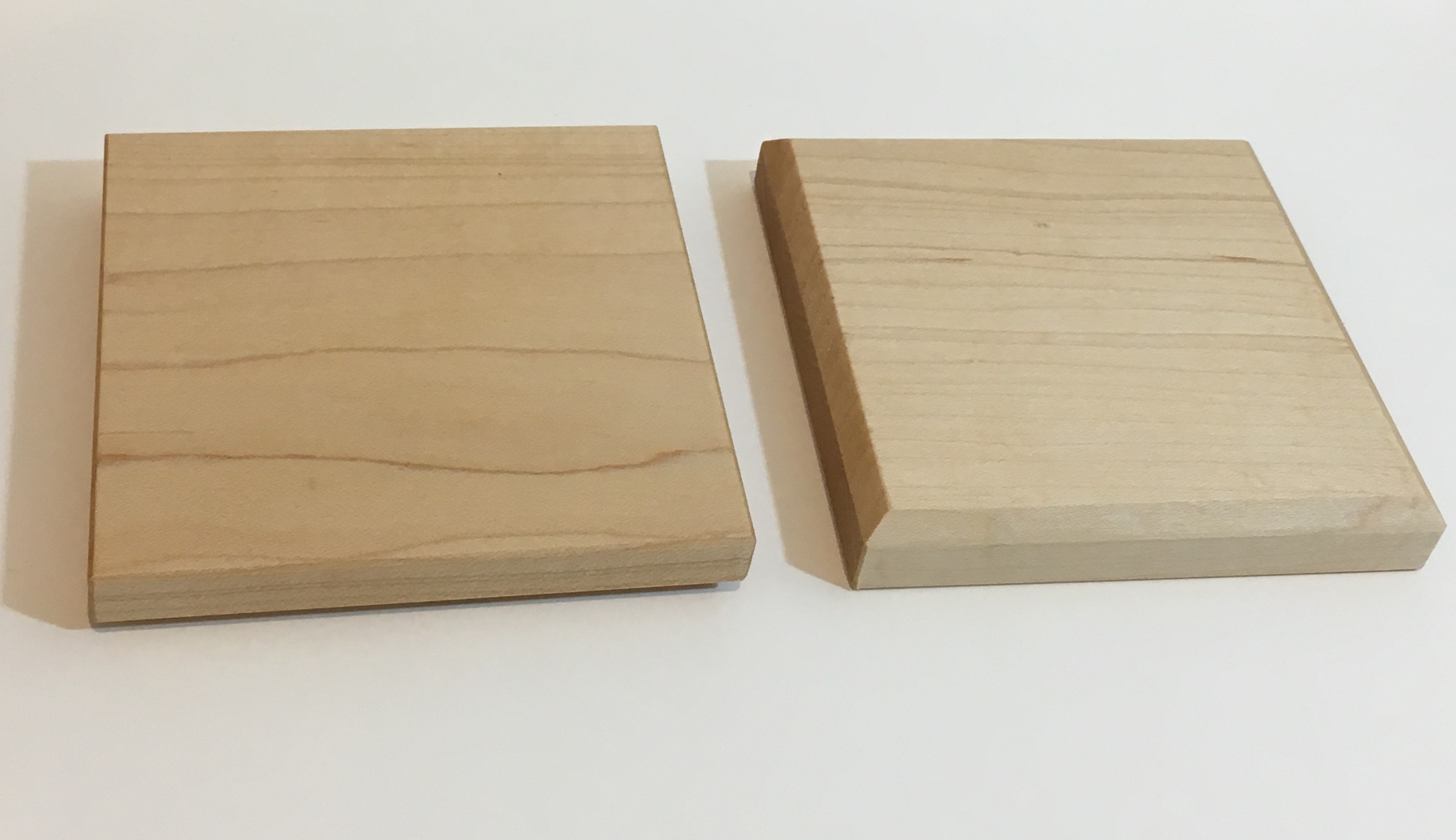 天然無垢材 メイプル使用の木製コースター 花瓶敷き Iichi ハンドメイド クラフト作品 手仕事品の通販