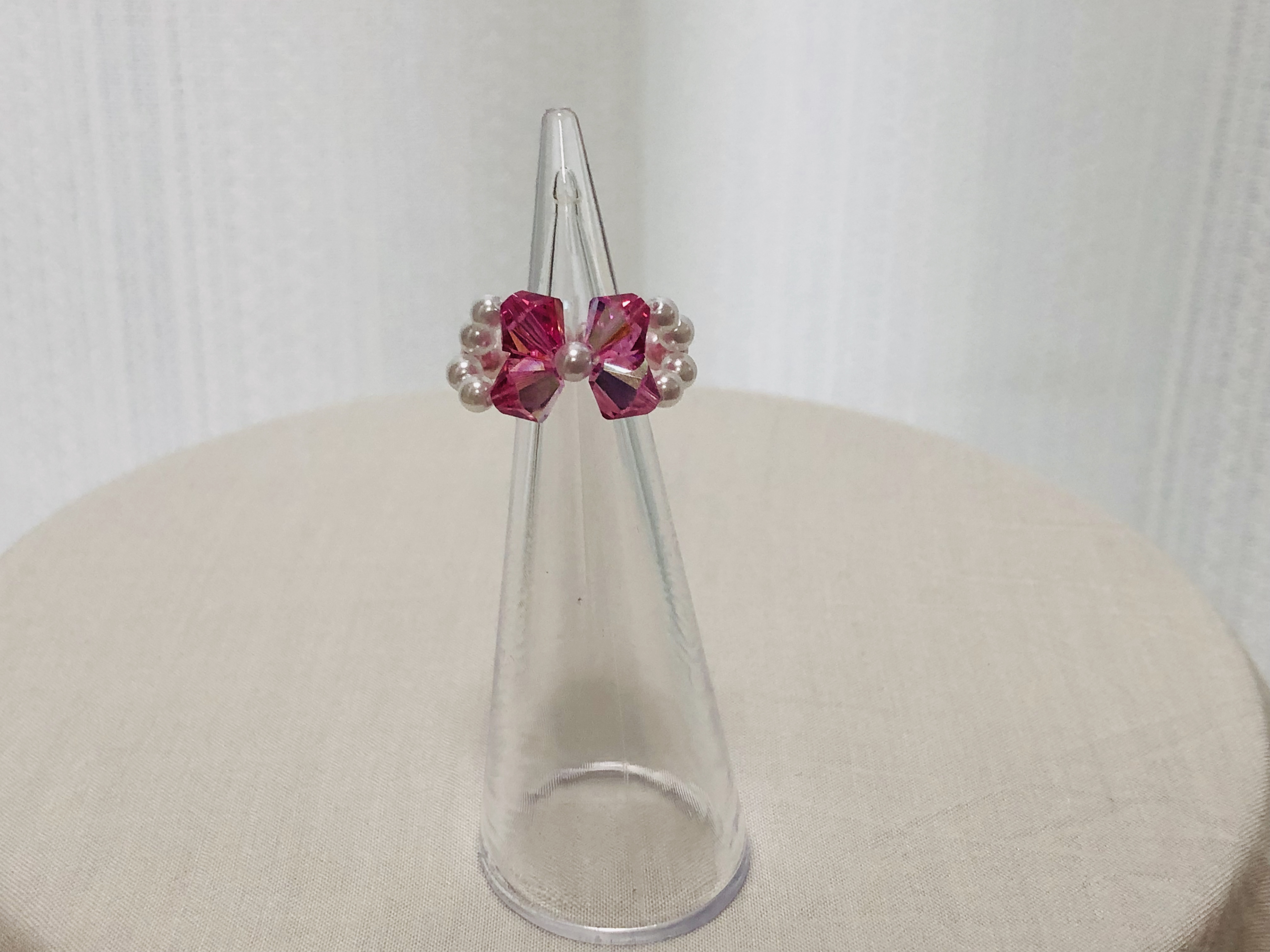 ビーズの指輪 子供用 Iichi ハンドメイド クラフト作品 手仕事品の通販