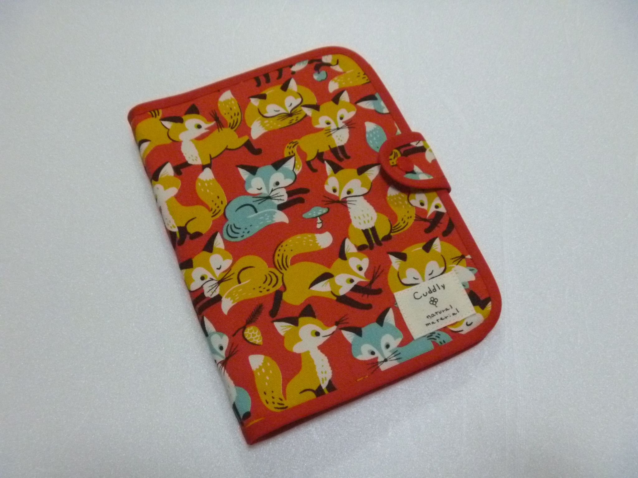 79 キツネ柄の母子手帳ケースs 赤 通帳ケース 再販 Iichi ハンドメイド クラフト作品 手仕事品の通販