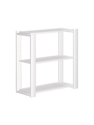 オーダーメイド 職人手作り オープンシェルフ 収納棚 白家具 モノトーン 北欧モダン ホワイト サイズオーダー可 天然木 Iichi ハンドメイド クラフト作品 手仕事品の通販