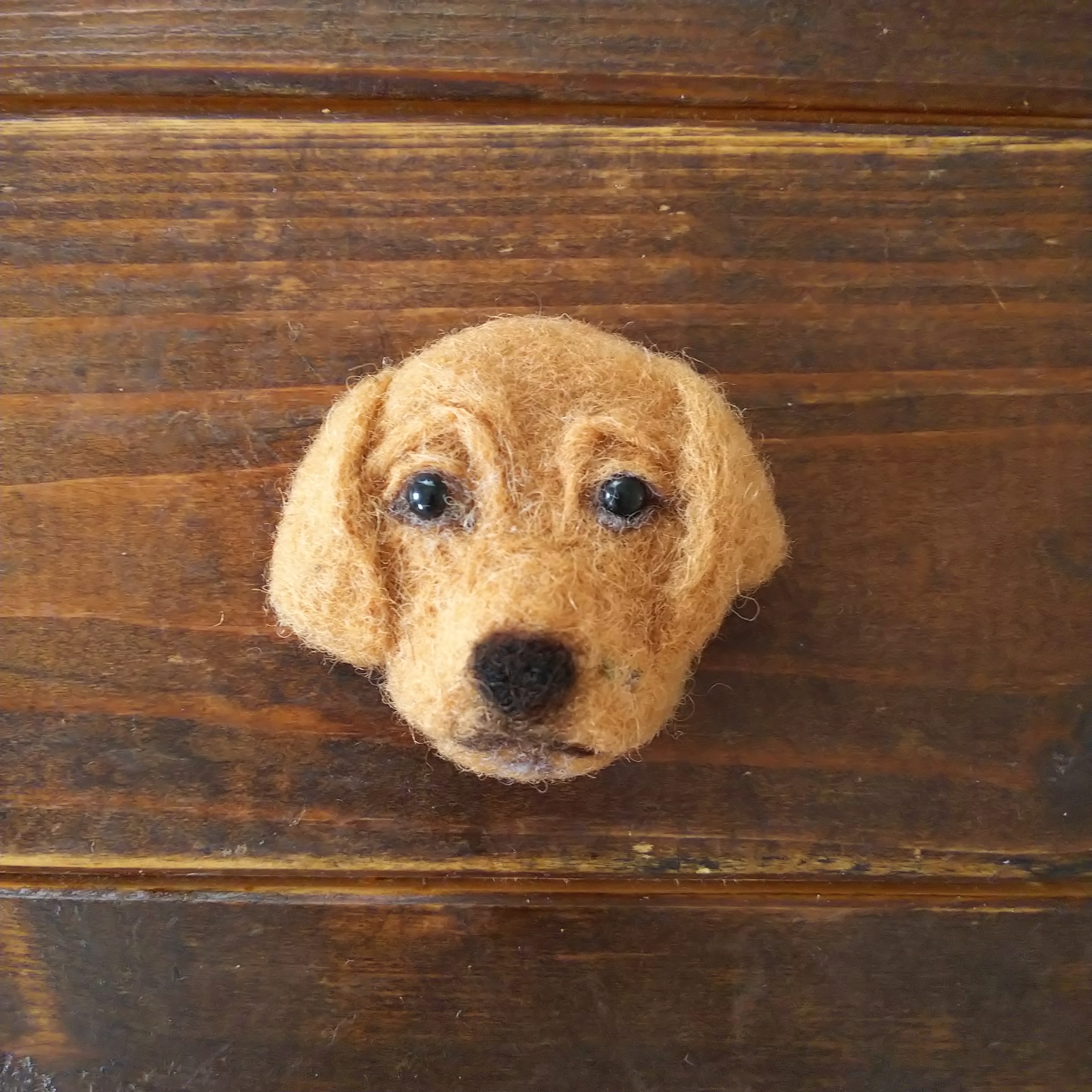 ラブラドールレトリバーのブローチ Iichi ハンドメイド クラフト作品 手仕事品の通販