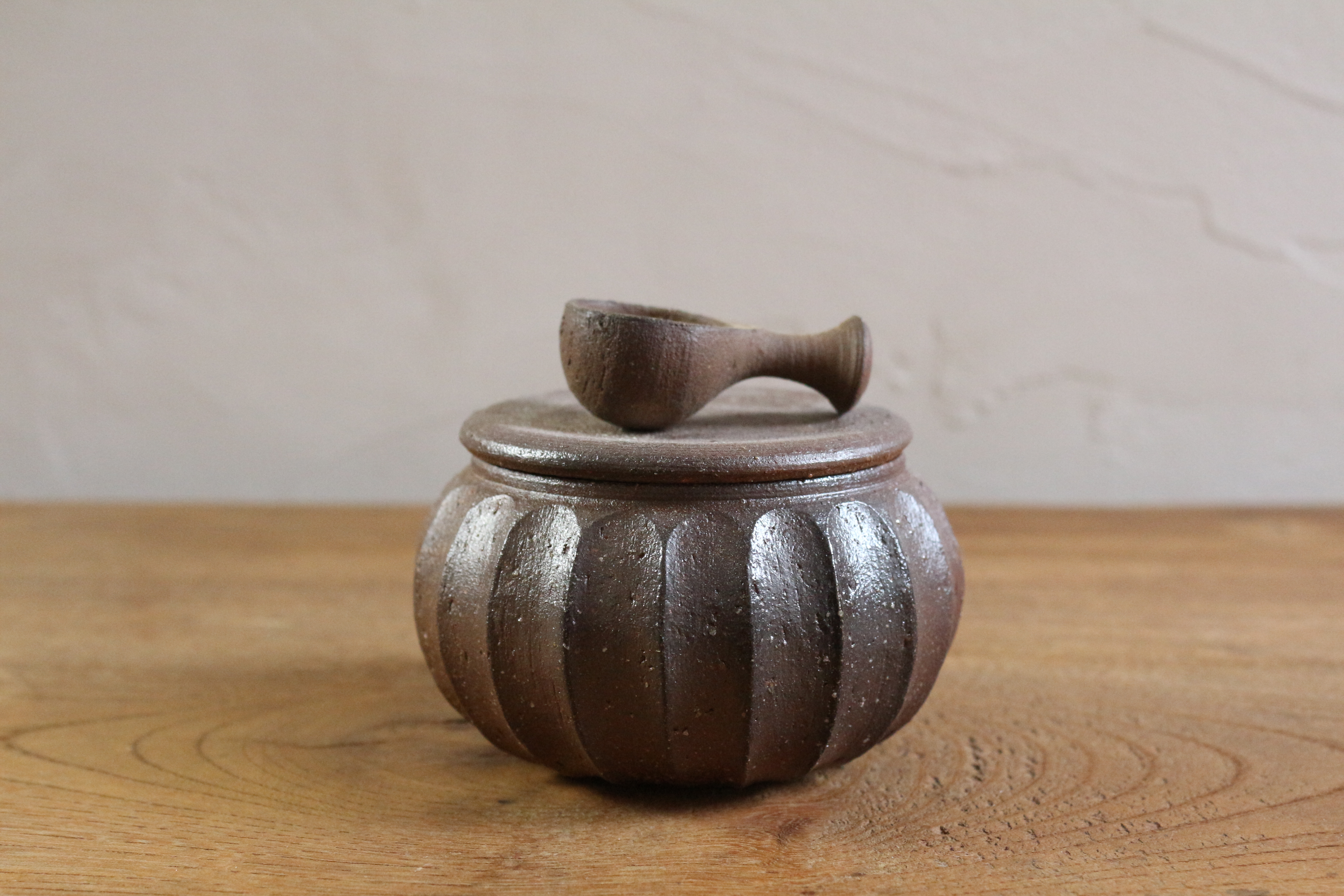 塩壺 スプーン付 Iichi ハンドメイド クラフト作品 手仕事品の通販
