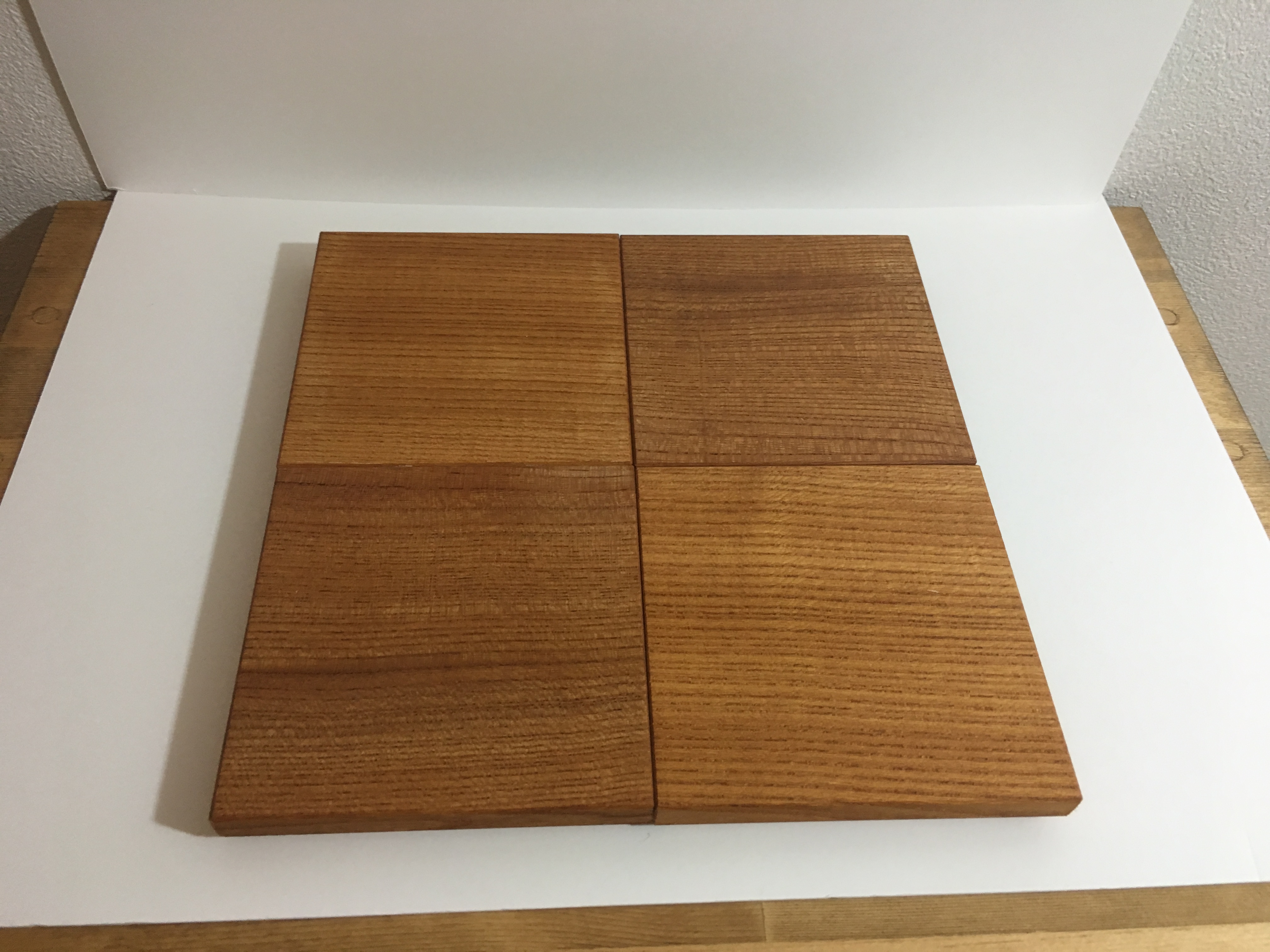 天然無垢材 欅 ケヤキ 材使用の木製コースター 花瓶敷き Iichi ハンドメイド クラフト作品 手仕事品の通販