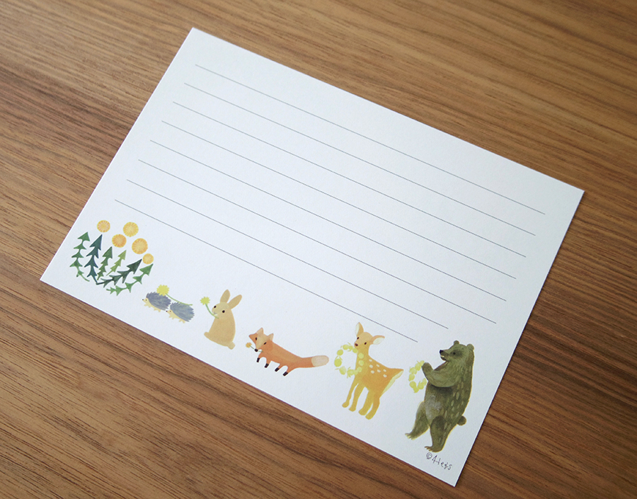 一筆せん 便せん メモ White Black Rabbit 白いうさぎと黒いうさぎ Iichi ハンドメイド クラフト作品 手仕事品の通販