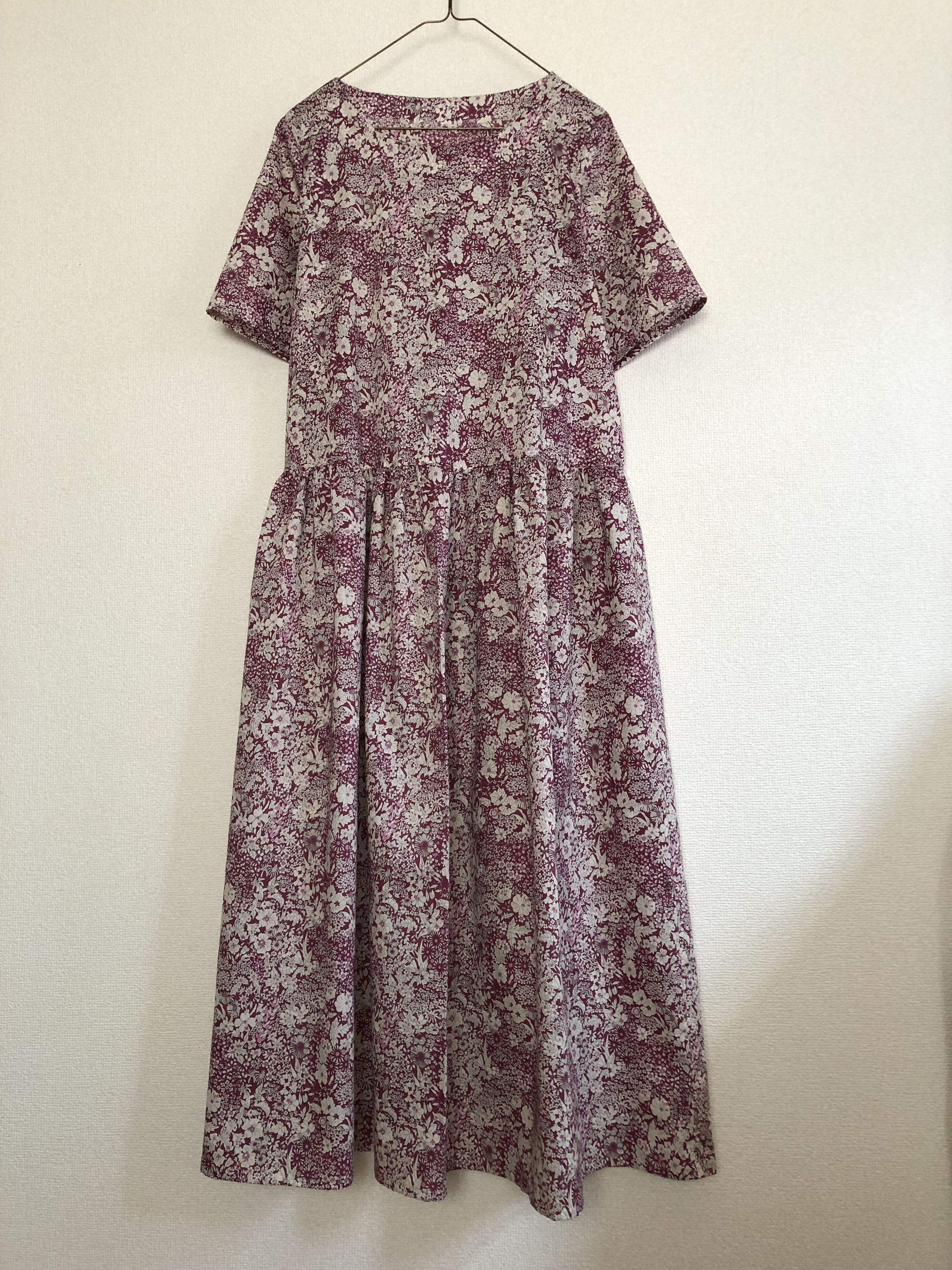 パトリックゴードン ローウエストギャザーワンピース Iichi ハンドメイド クラフト作品 手仕事品の通販