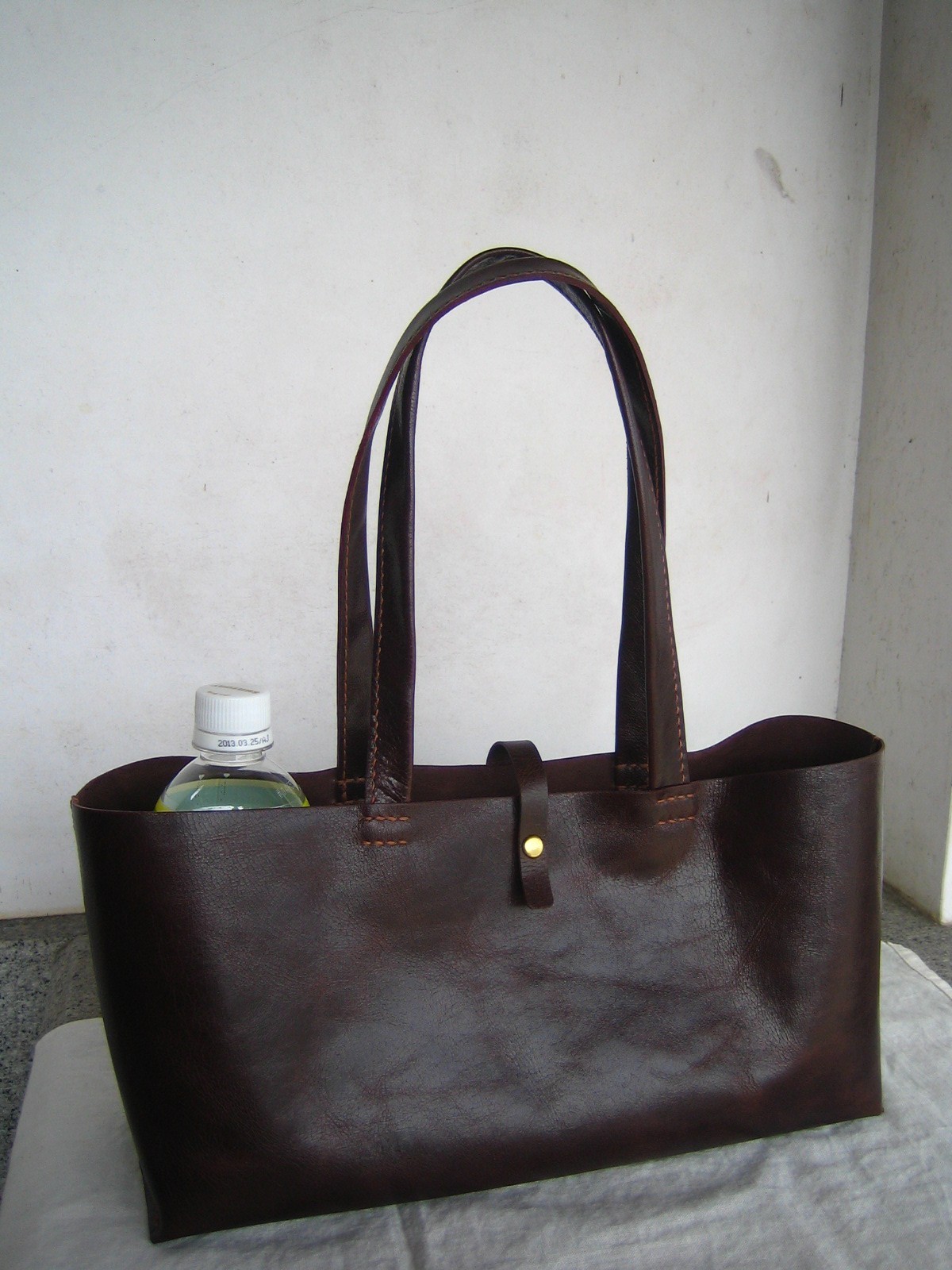 ｎ様オーダー品 ラクダ革の肩掛け横長トートバッグ ｍサイズ Iichi ハンドメイド クラフト作品 手仕事品の通販