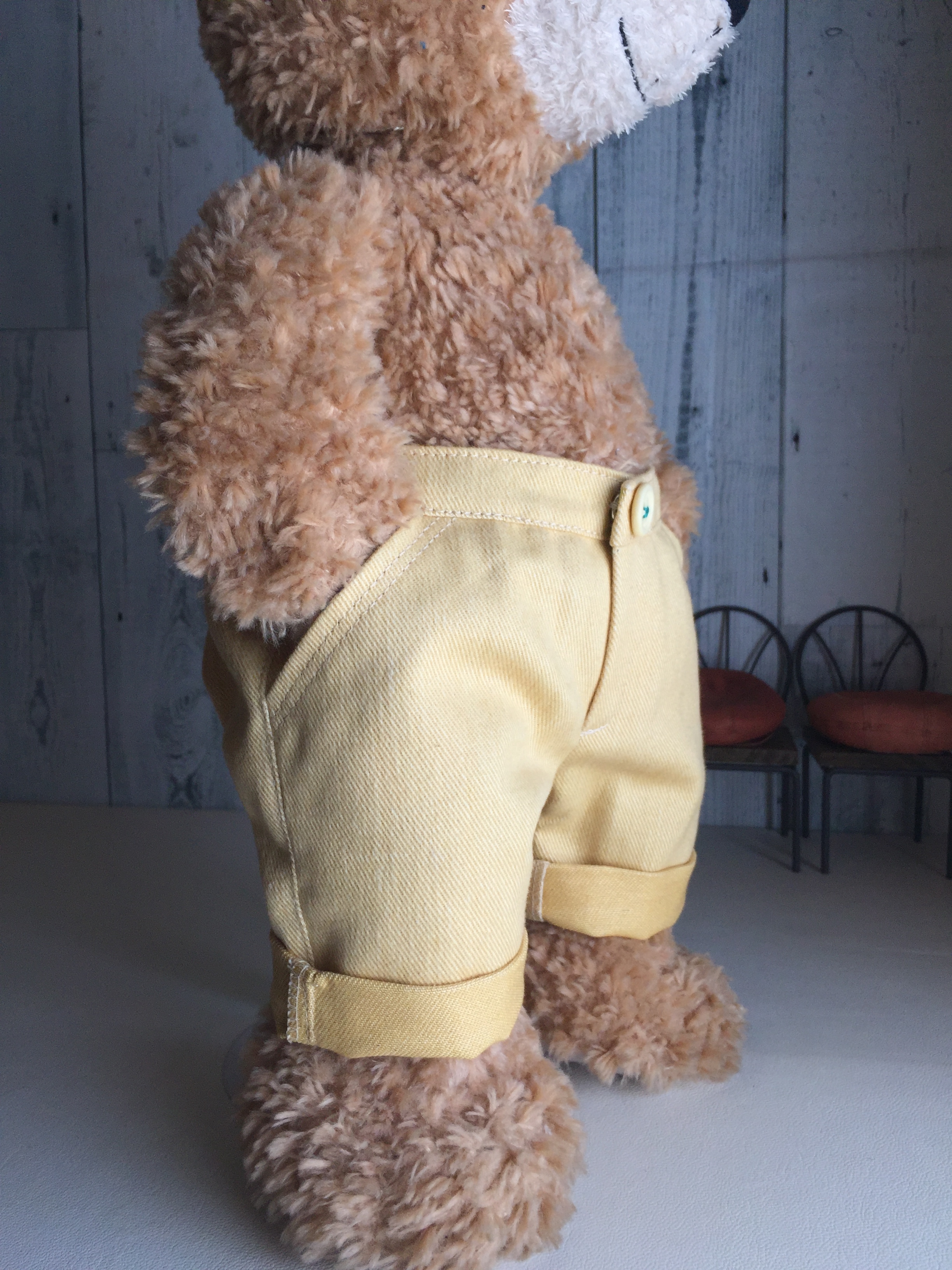 ダッフィーサイズのお洋服 カラーデニムパンツ Iichi ハンドメイド クラフト作品 手仕事品の通販