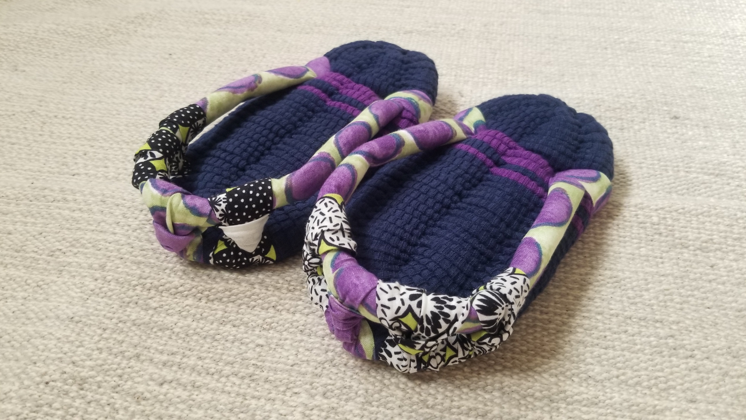 布ぞうり 五本指 Mサイズ Iichi ハンドメイド クラフト作品 手仕事品の通販