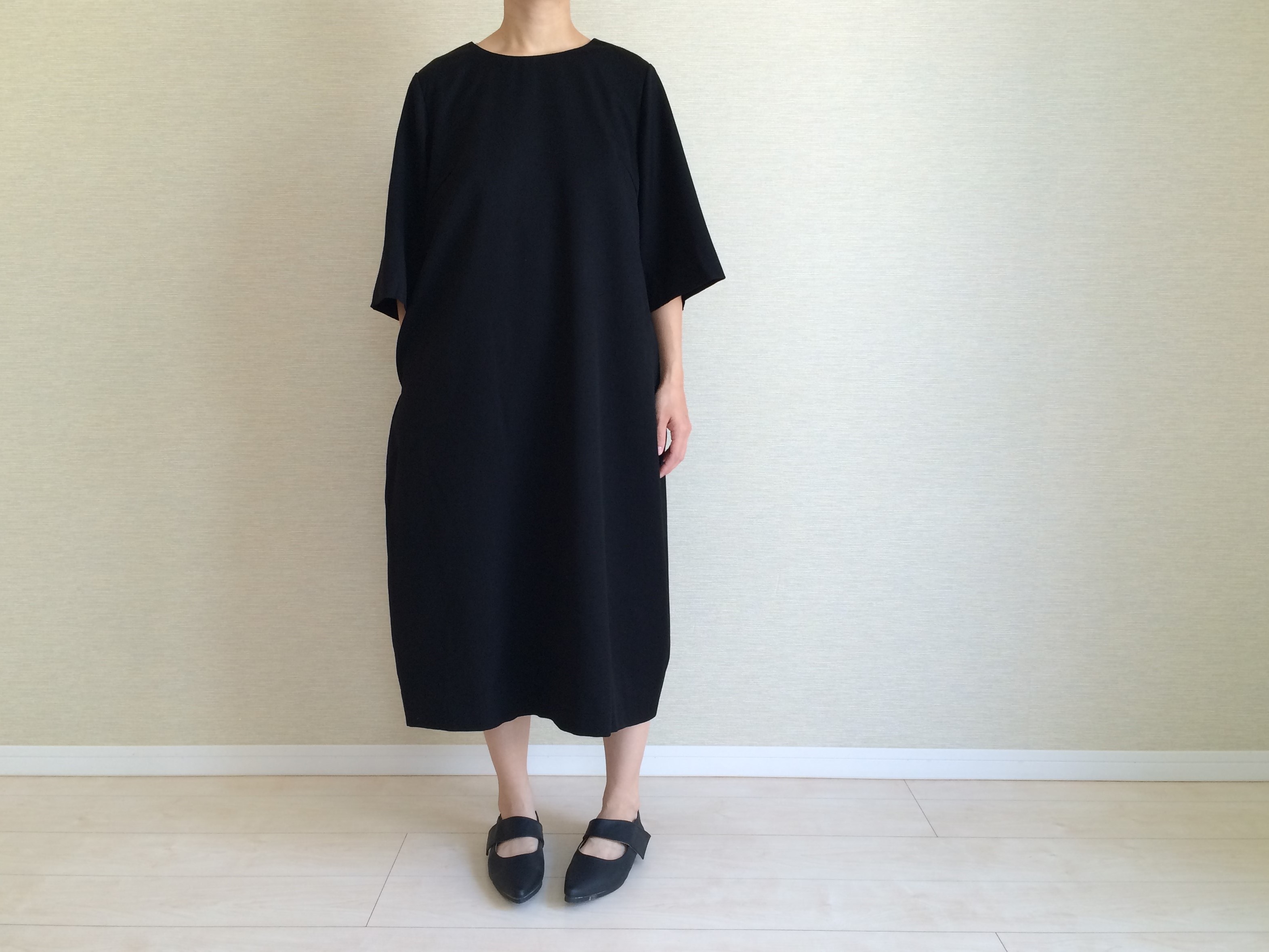 ブラックフォーマルゆるワンピース Iichi ハンドメイド クラフト作品 手仕事品の通販