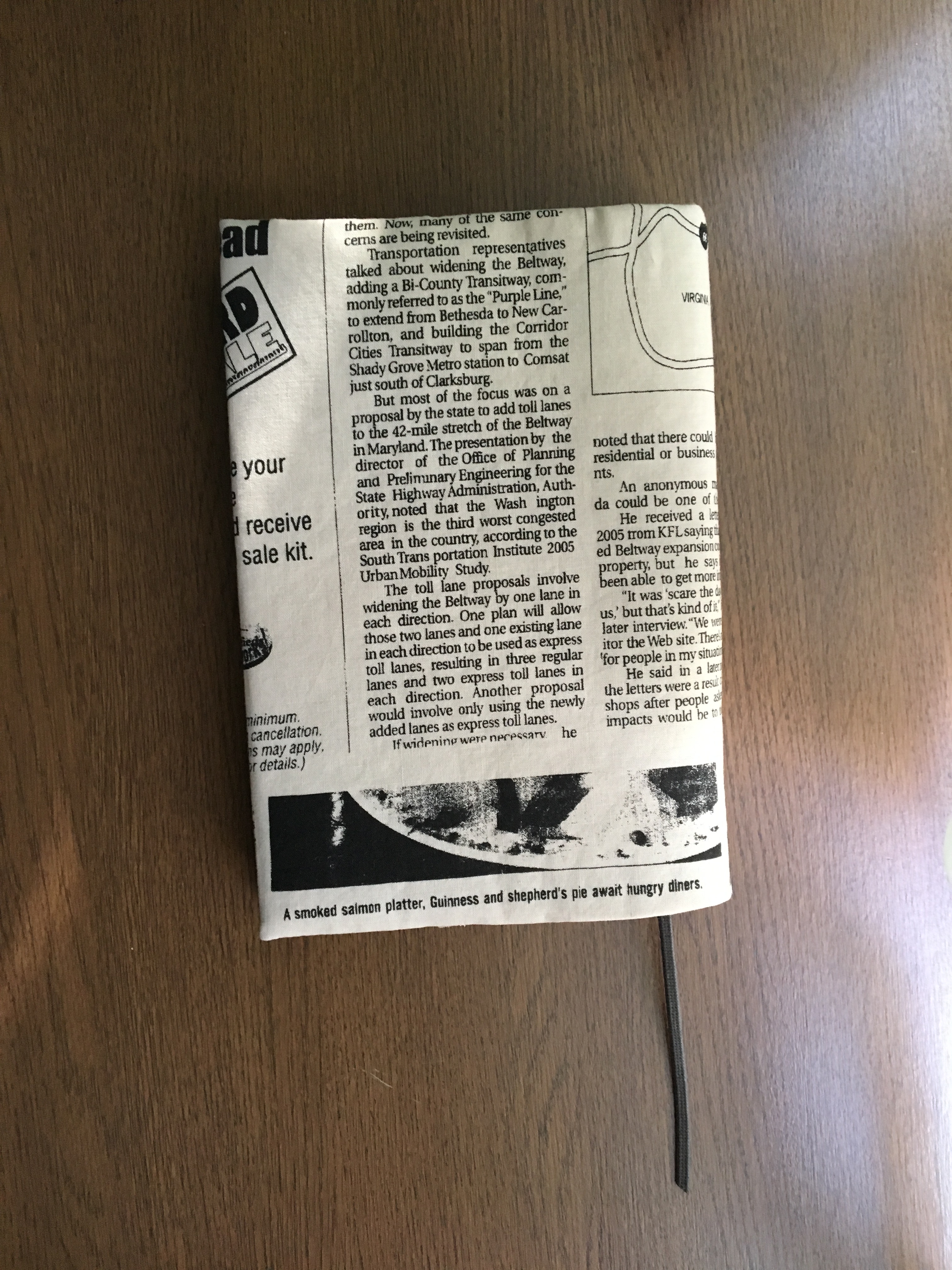 英字新聞柄のマニッシュなブックカバー 単行本サイズ Iichi ハンドメイド クラフト作品 手仕事品の通販