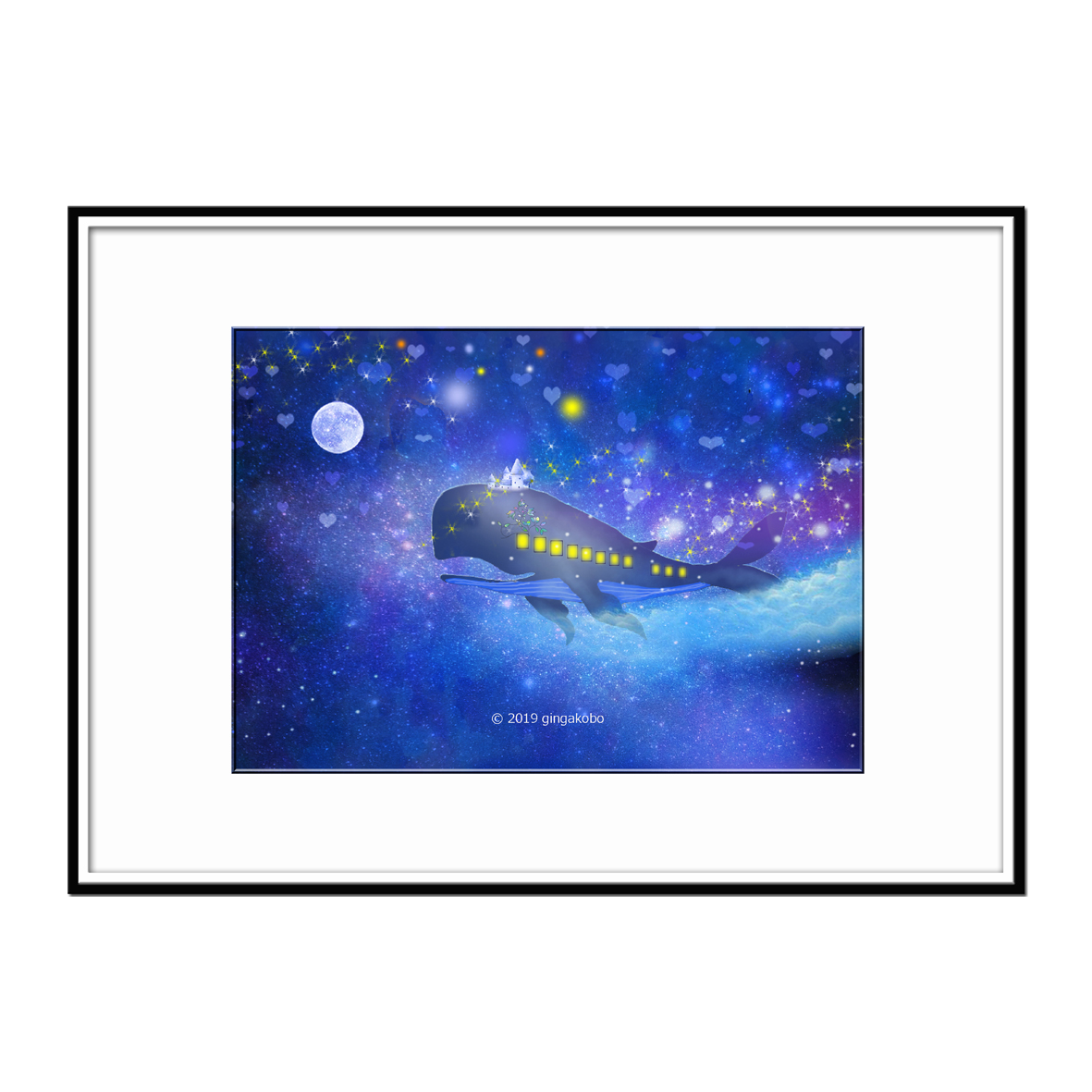 銀河に行くトコ 一緒に行かない ほっこり癒しのイラストa4サイズポスターno 693 Iichi ハンドメイド クラフト作品 手仕事品の通販