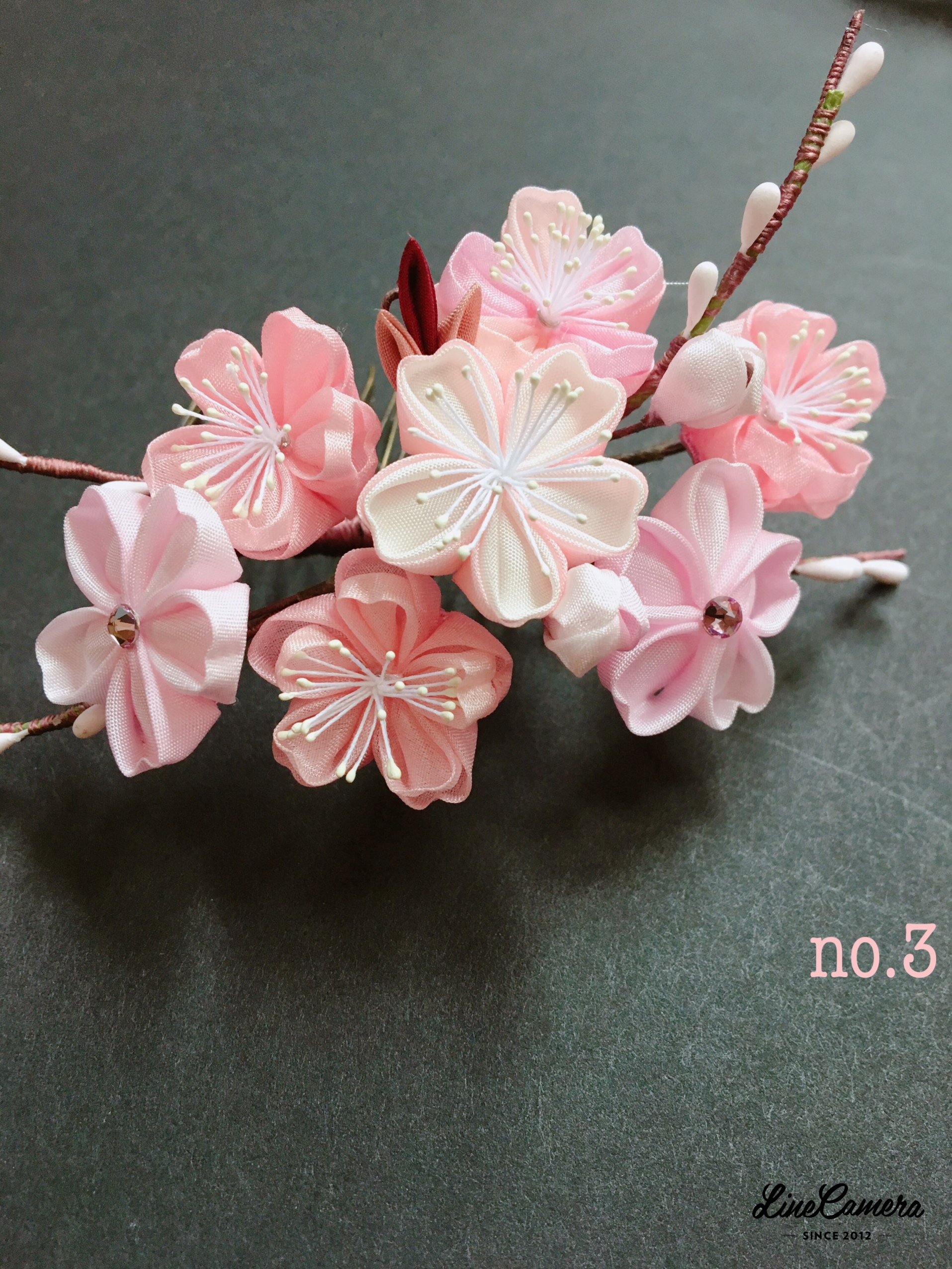 つまみ細工 成人式・結婚式用髪飾り 桜さくら | iichi ハンドメイド 