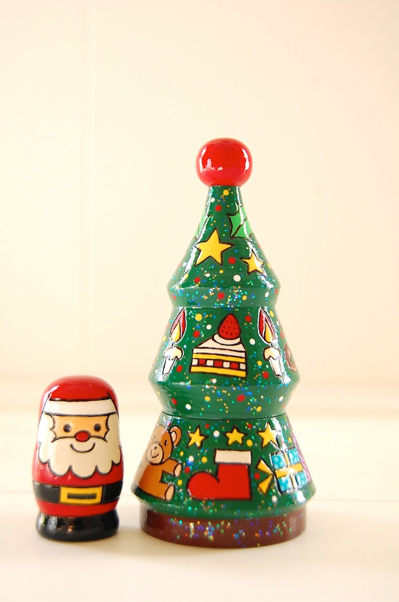 ☆クリスマスツリー☆マトリョーシカ☆ | iichi ハンドメイド・クラフト作品・手仕事品の通販