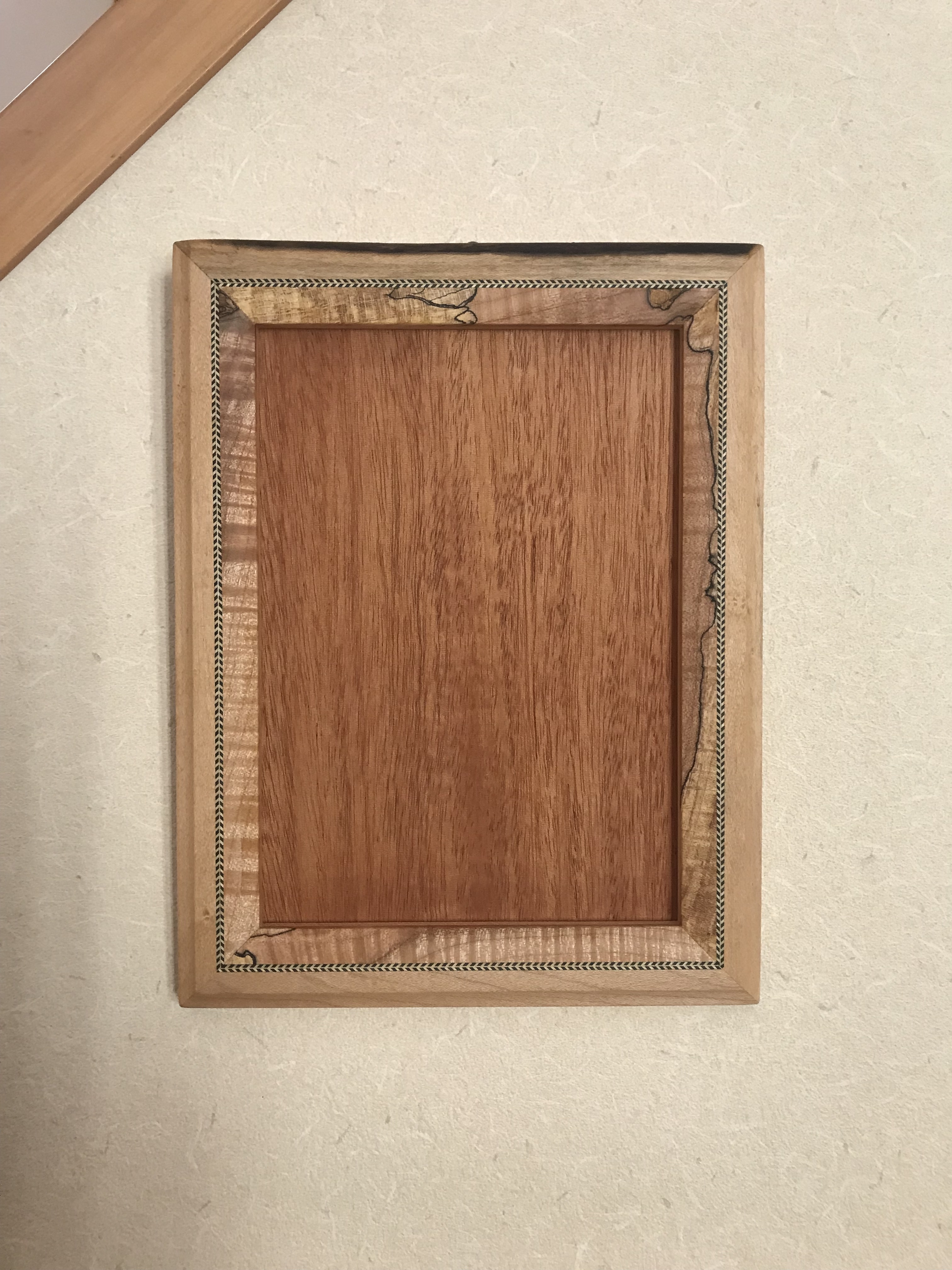 木製フォトフレーム 2l判 壁掛け用 木工品 1点もの 送料無料 Iichi ハンドメイド クラフト作品 手仕事品の通販