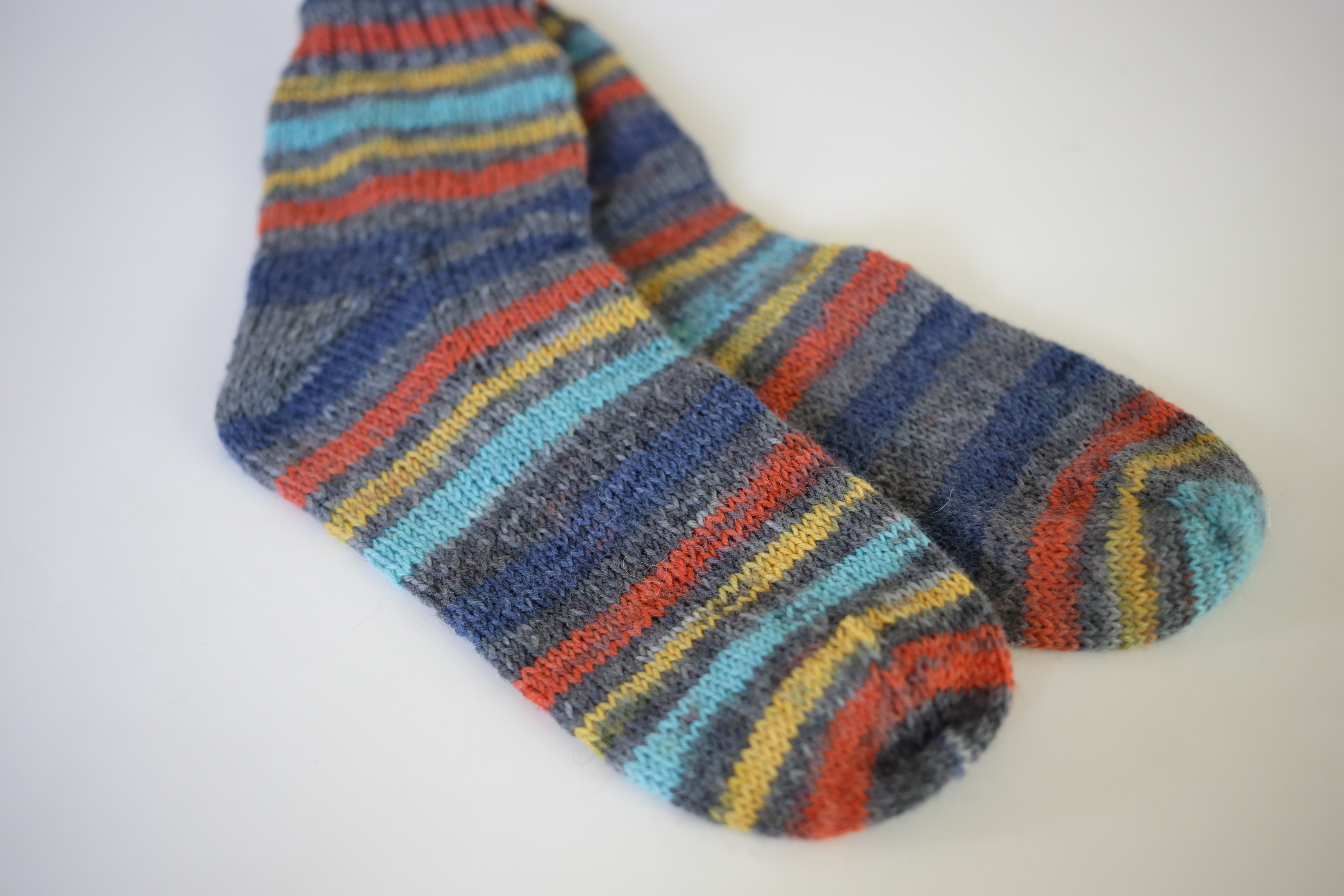 Knit Socks Mix ニット 靴下 ミックス Iichi ハンドメイド クラフト作品 手仕事品の通販