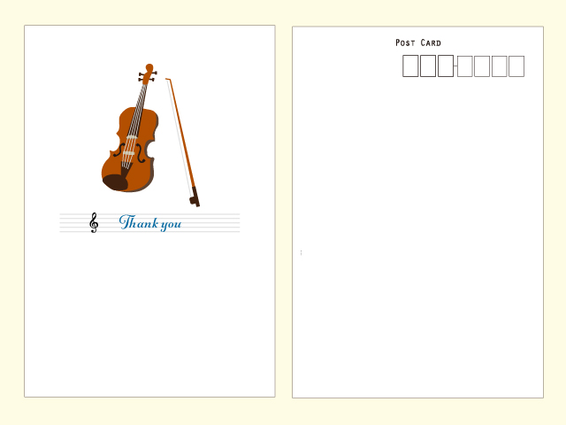 バイオリンの39card Iichi ハンドメイド クラフト作品 手仕事品の通販