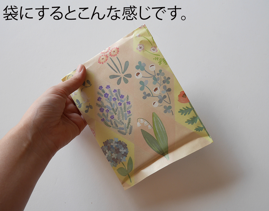 サイズ 包装紙 ラッピングペーパー 花図鑑 30枚入り Iichi ハンドメイド クラフト作品 手仕事品の通販
