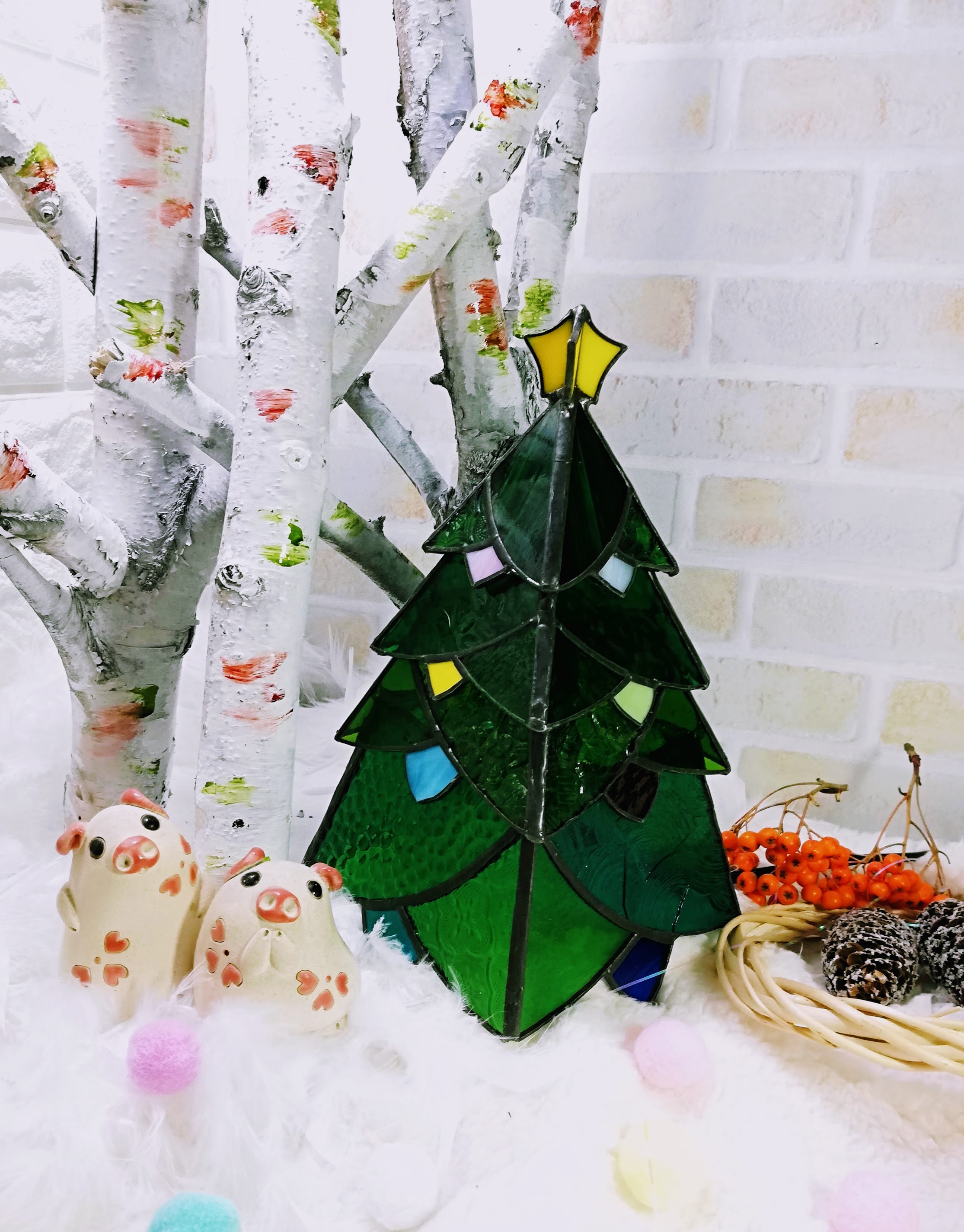 いつか家に飾りたい グリーン クリスマスツリー 針葉樹型 この時期に喜ばれるbig サプライズ Iichi ハンドメイド クラフト作品 手仕事品の通販
