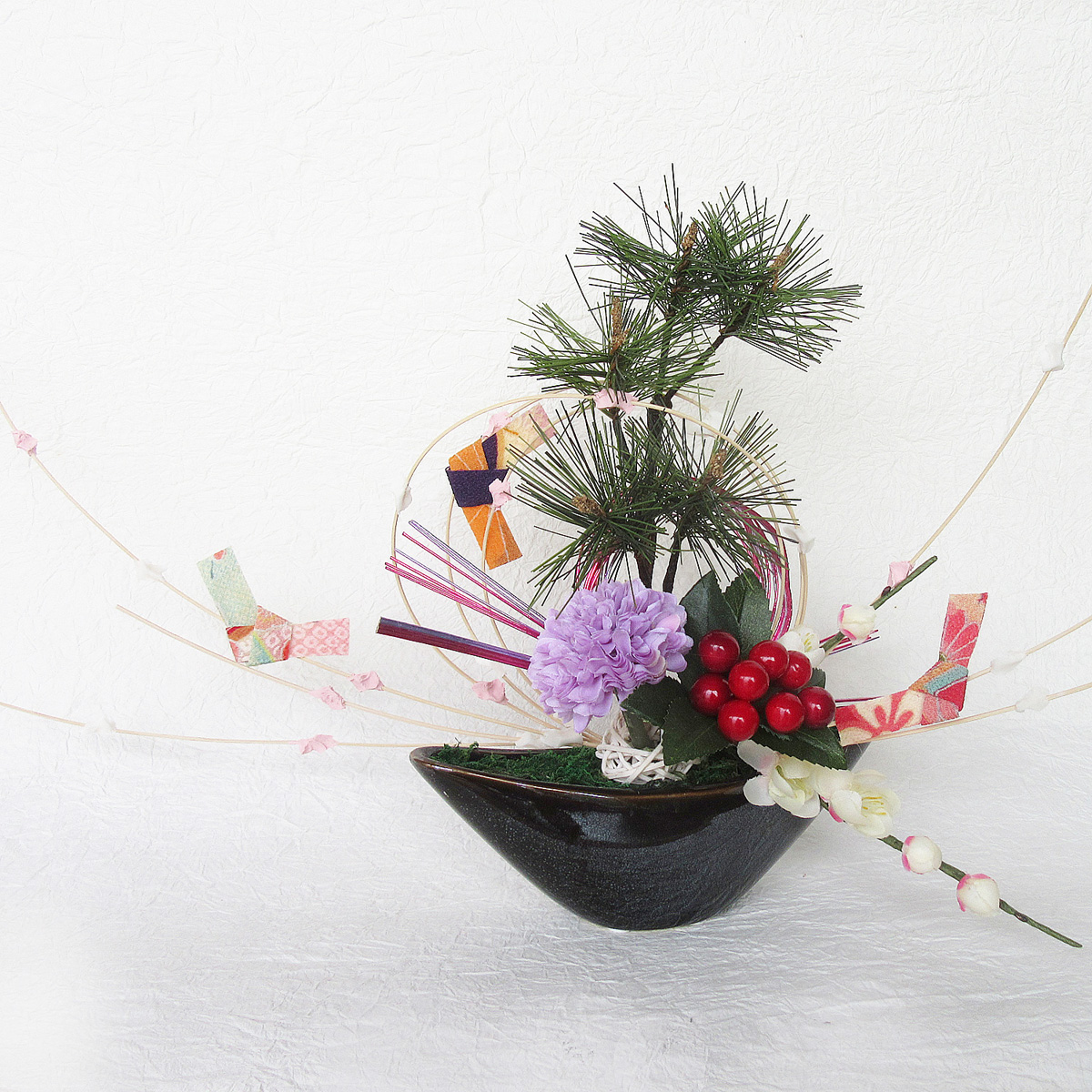 お正月飾りもち花アレンジ Nyk 02 Iichi ハンドメイド クラフト作品 手仕事品の通販