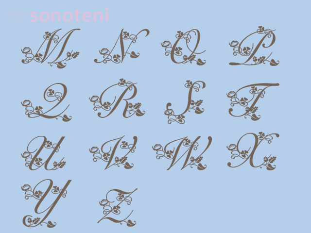 スマホケース 手帳型帯付き アルファベット イニシャル ブルー Iphone Android対応 受注生産 Iichi ハンドメイド クラフト作品 手仕事品の通販