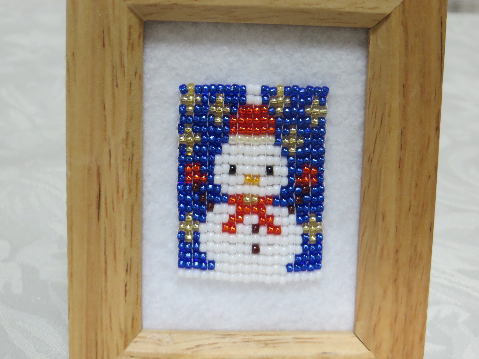 クリスマス飾り 雪だるま Iichi ハンドメイド クラフト作品 手仕事品の通販