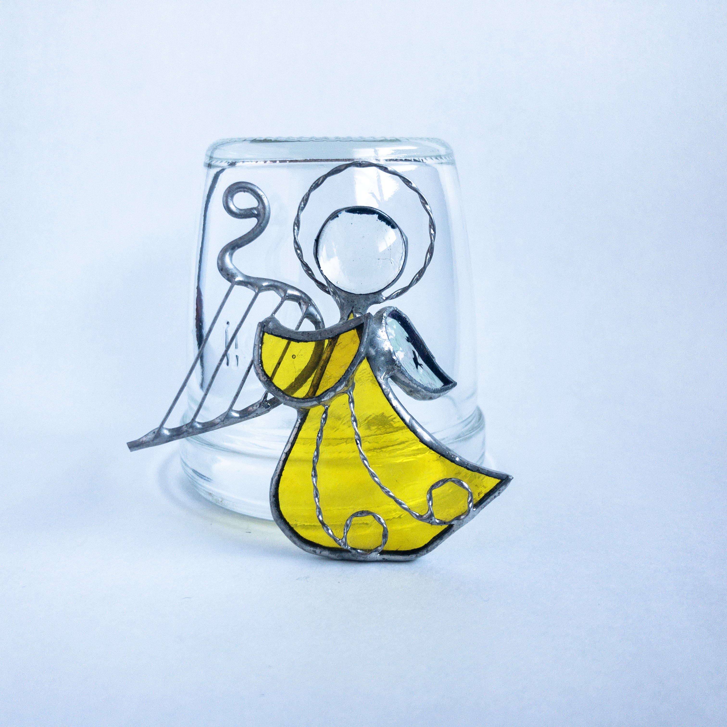 ステンドグラス 小さな天使 Iichi ハンドメイド クラフト作品 手仕事品の通販 ステンドグラス 小さな天使 Iichi ハンドメイド クラフト作品 手仕事品の通販