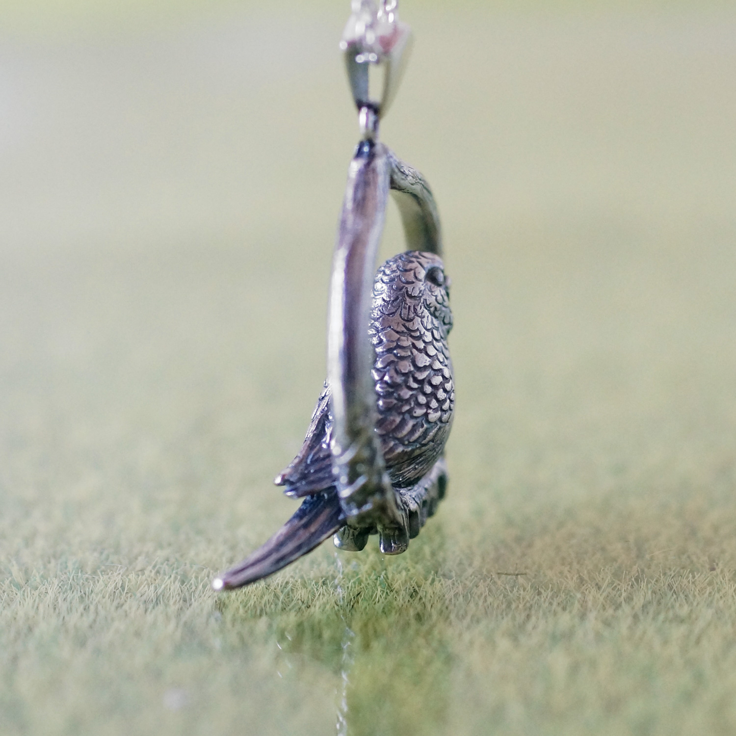 セキセイインコペンダント 燻し Iichi ハンドメイド クラフト作品 手仕事品の通販