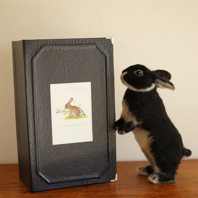 箱入り黒うさぎ Iichi ハンドメイド クラフト作品 手仕事品の通販