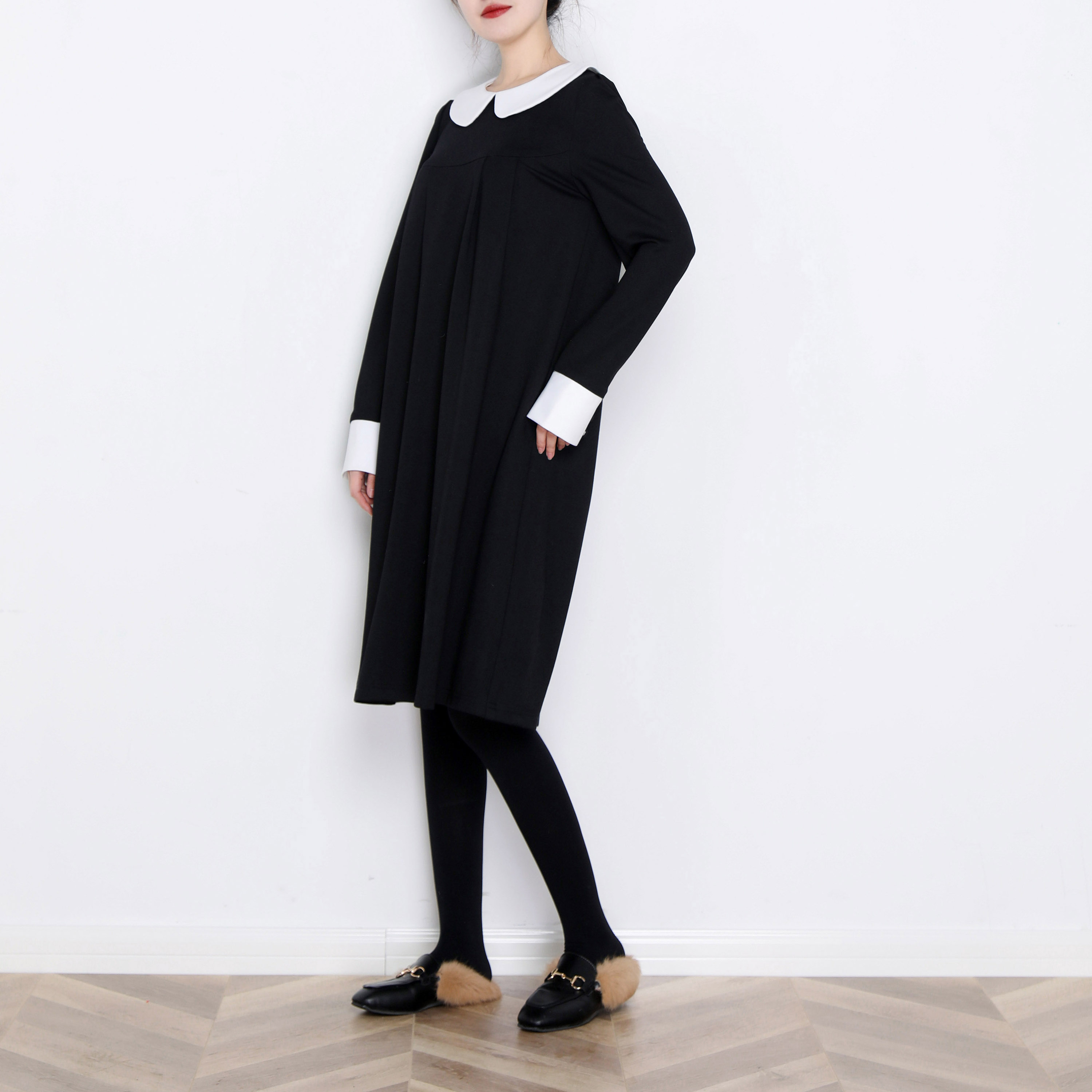 9色展開 フォーマル ストレッチ コットンワンピース オーダーメイド可 新作 Iichi ハンドメイド クラフト作品 手仕事品の通販