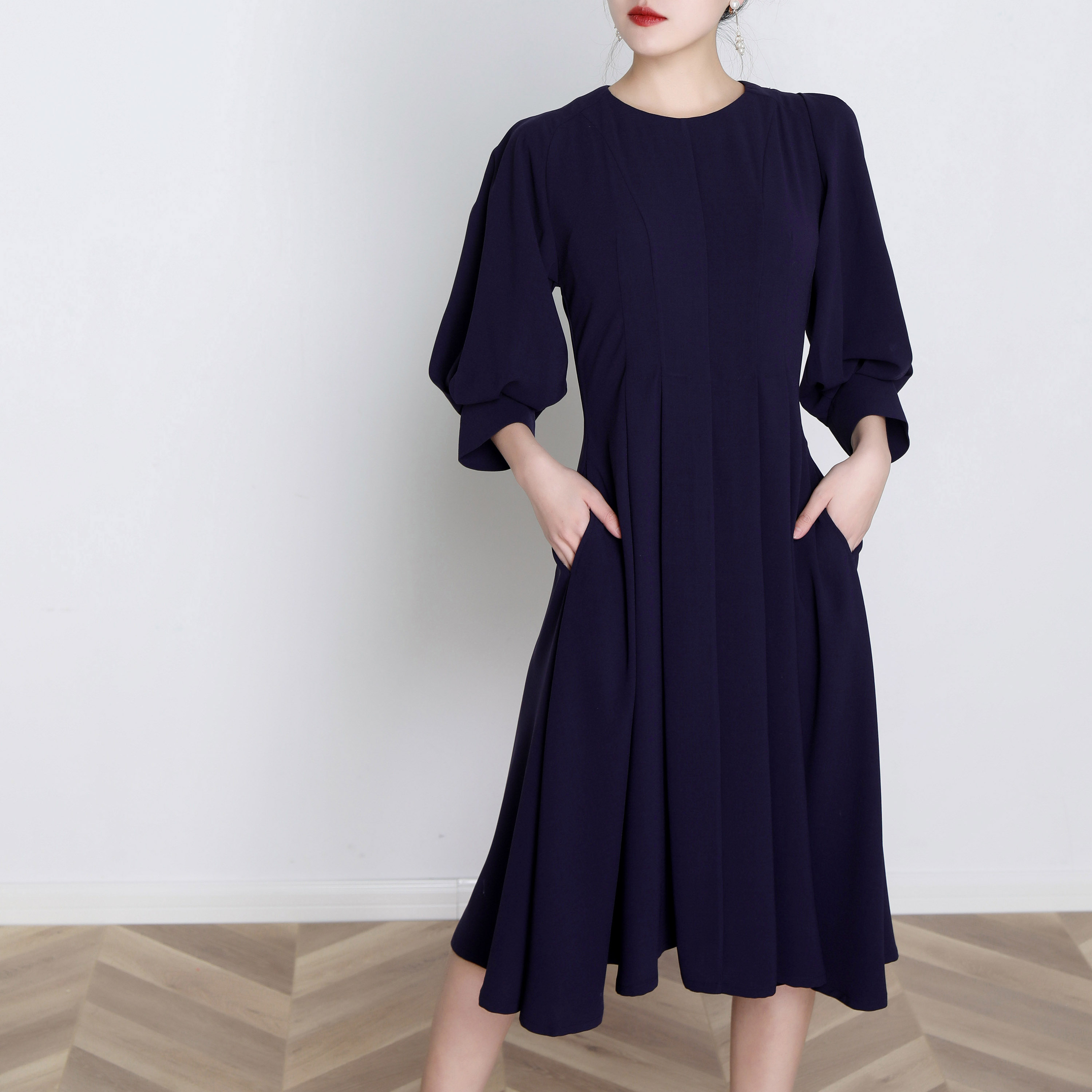 6色展開 フォーマル フレアワンピース オーダーメイド可 Iichi ハンドメイド クラフト作品 手仕事品の通販