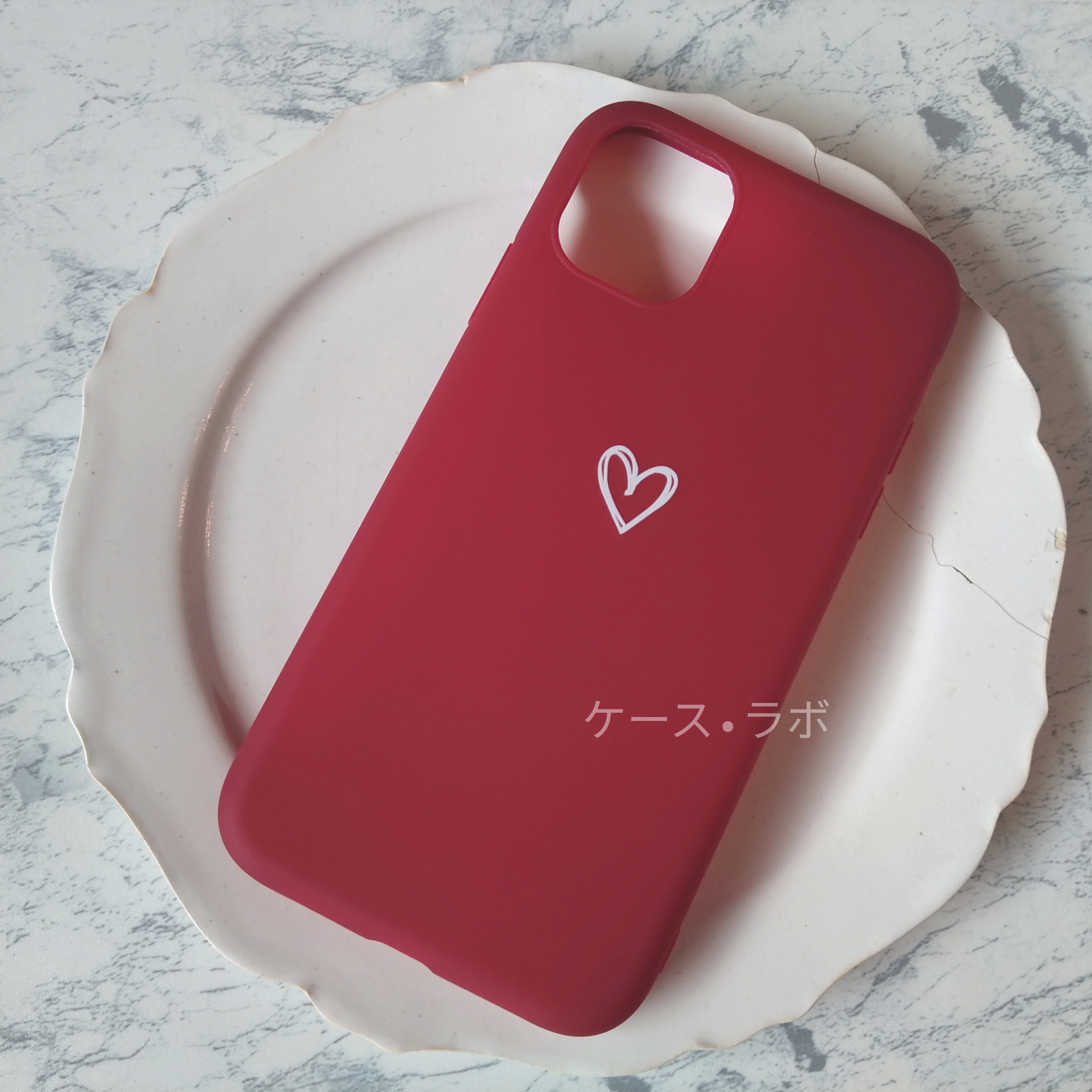 Iphone11 スマホケース ハート Iphoneケース Iphonexr Iphone11pro Iphonexs Iichi ハンドメイド クラフト作品 手仕事品の通販