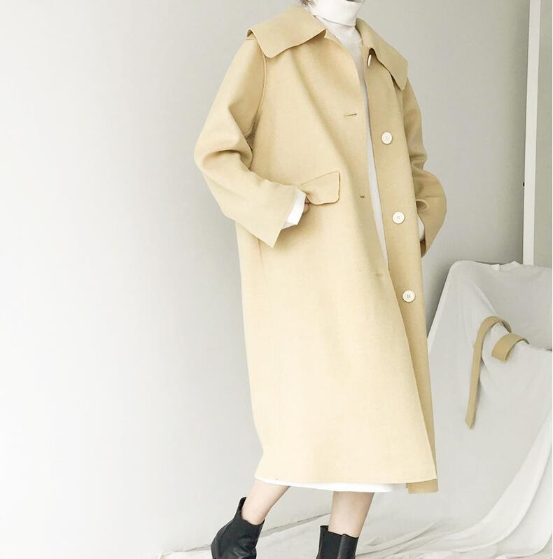 冬 ラシャ レディース ファッション 高品質 チュニック丈 大人カジュアル きれいめ カジュアル おしゃれ 着痩せ Iichi ハンドメイド クラフト作品 手仕事品の通販