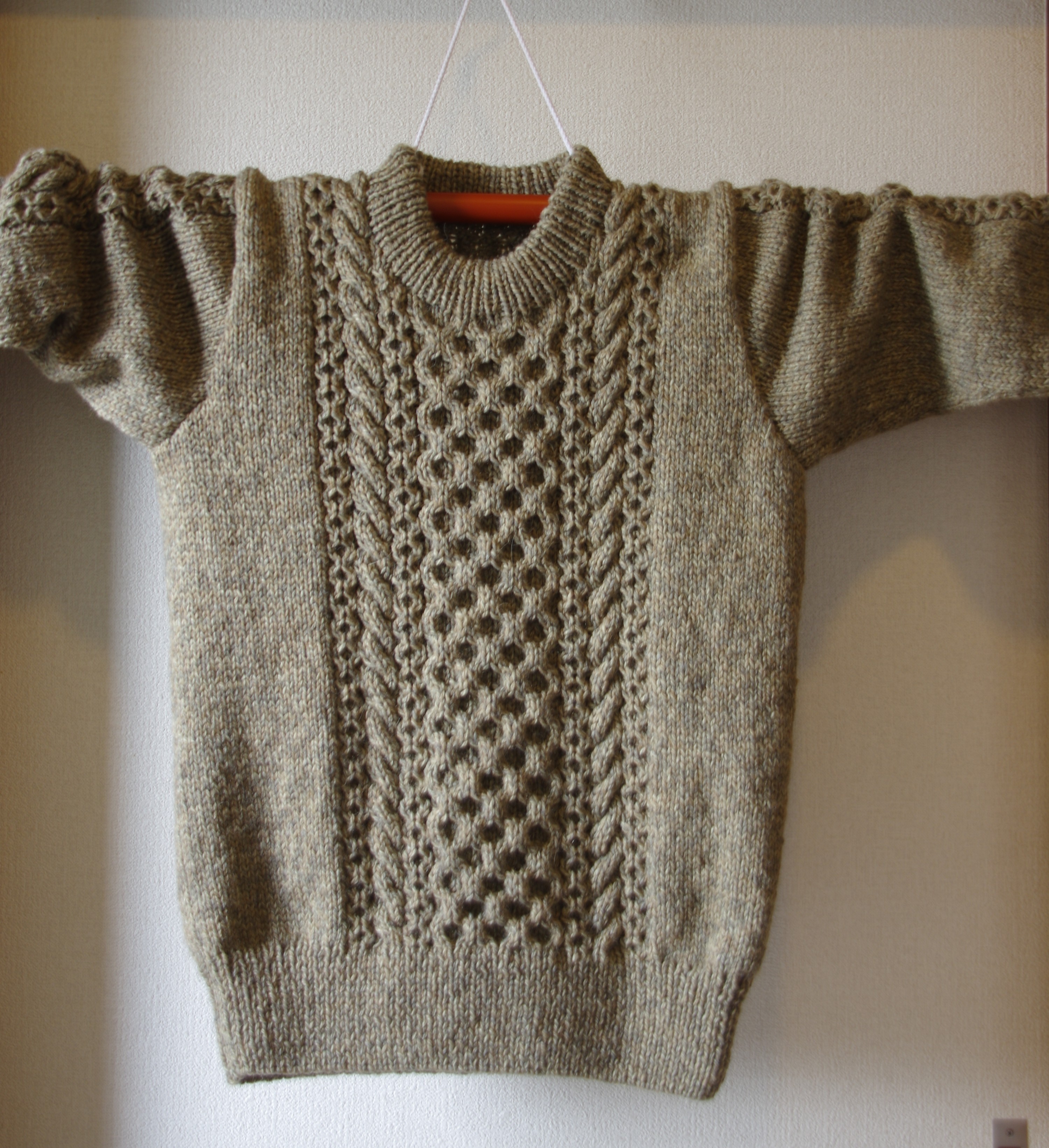 手編みセーター-