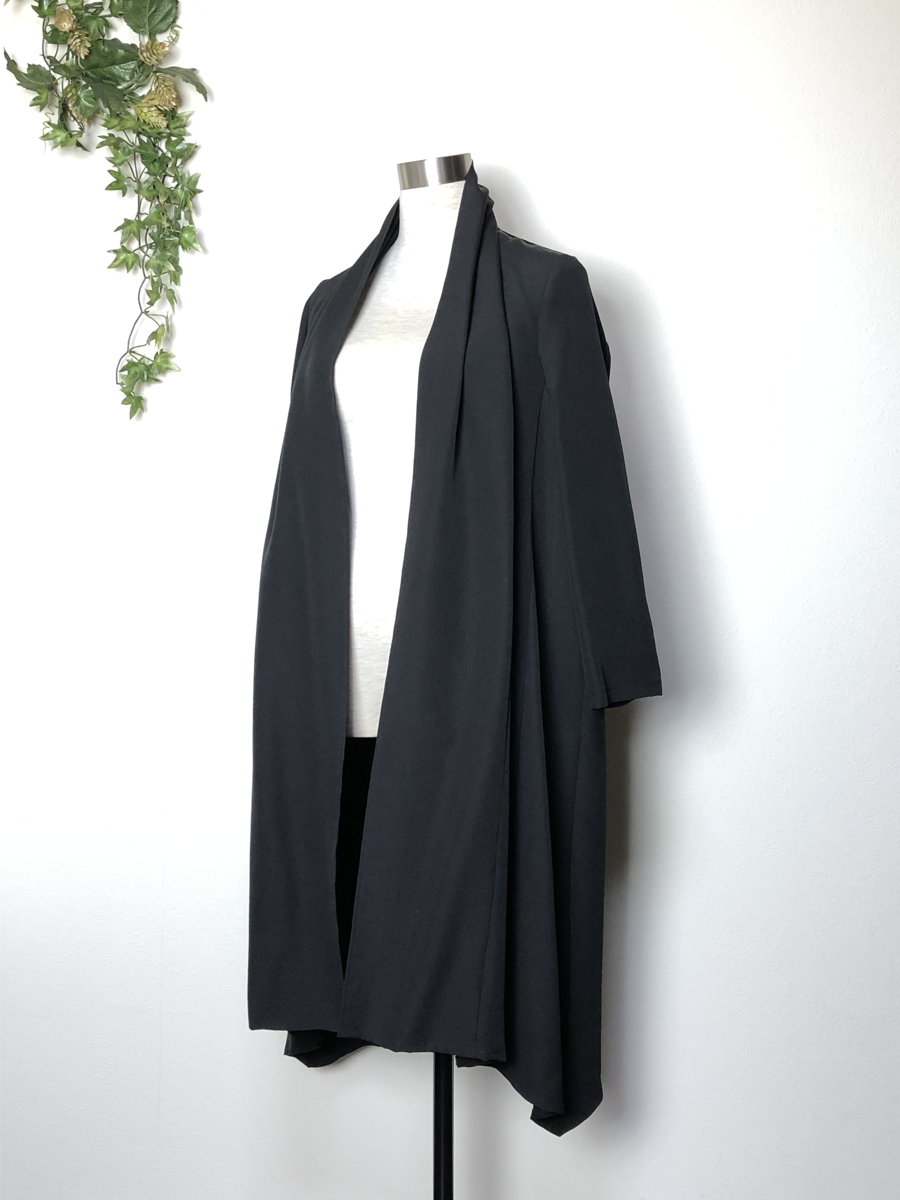 着物リメイク 正絹 ロングストールカーディガン | iichi ハンドメイド・クラフト作品・手仕事品の通販