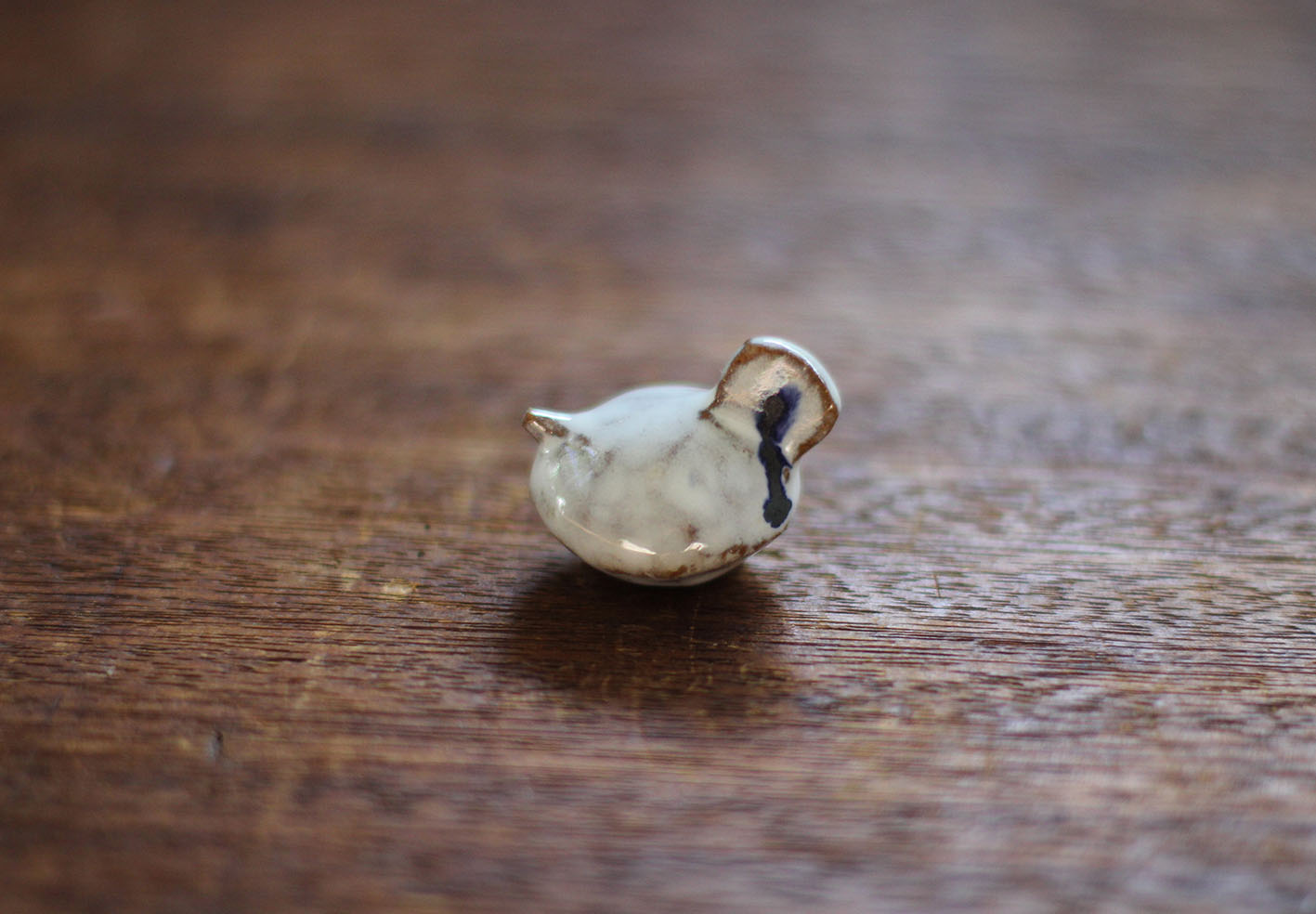 陶器の鳥のオブジェ Iichi ハンドメイド クラフト作品 手仕事品の通販