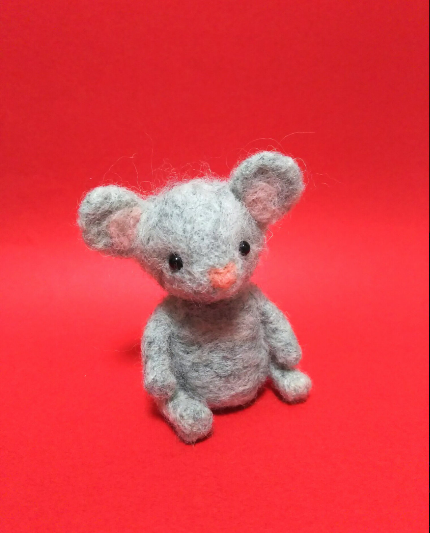 ネズミ色のネズミさん Iichi ハンドメイド クラフト作品 手仕事品の通販